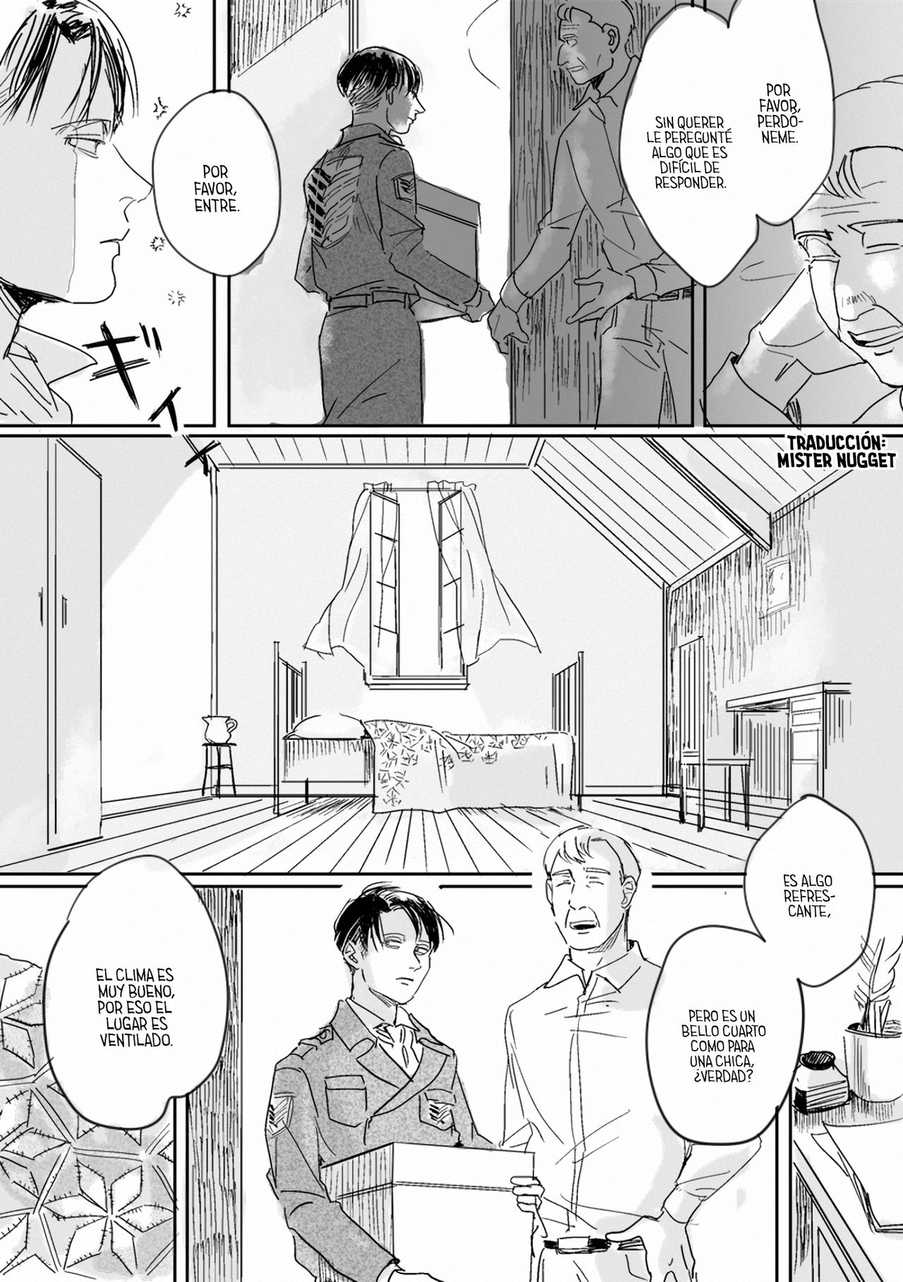 [(sawararawa)] Estrella Diurna Inivisble Doujinshi - (Shingeki no Kyojin) [Spanish] [Mr. Nugget] изображение № 12
