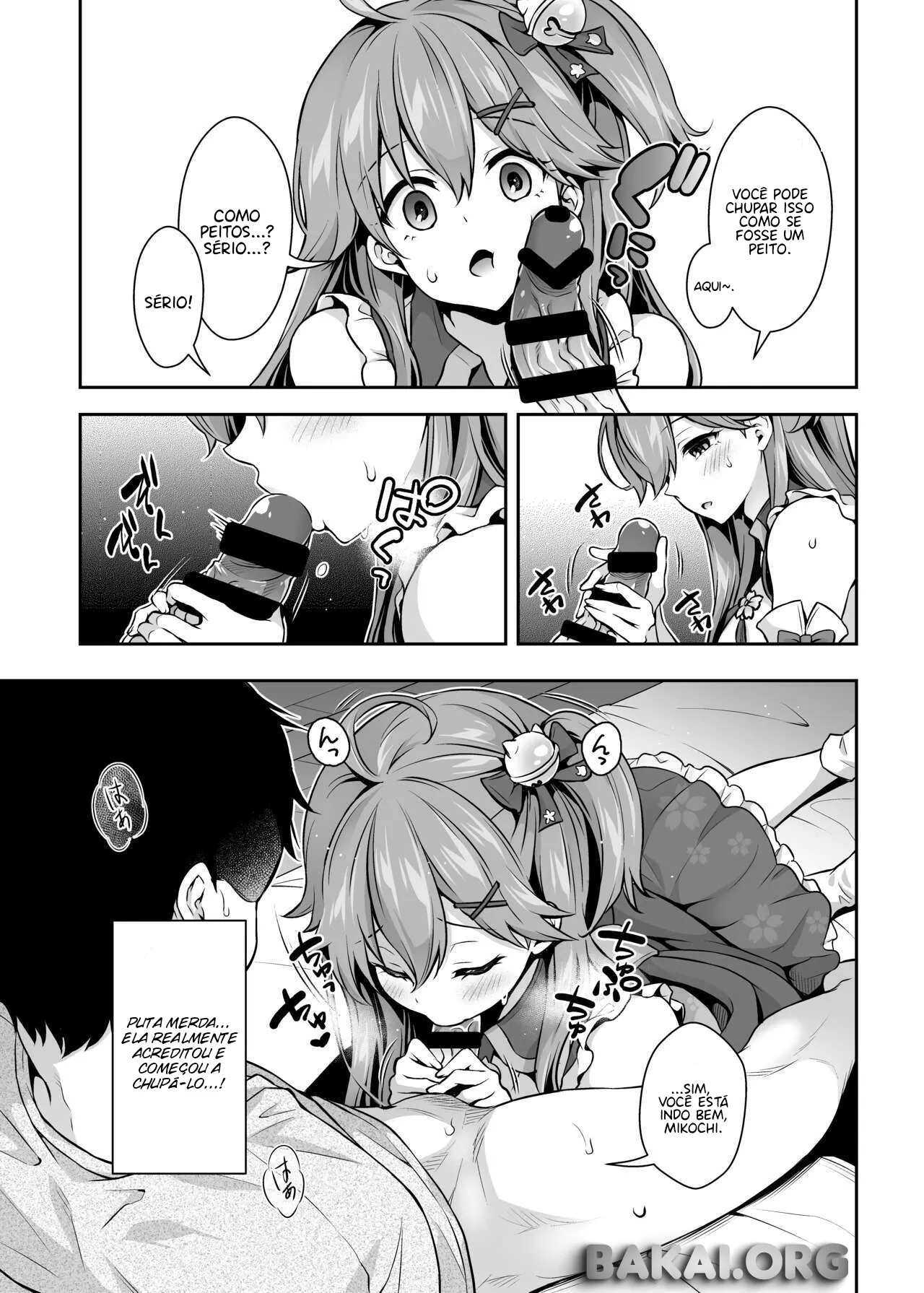 (C99) [Hachinoko P (hatigo)] Mikochi Saimin Ecchi Hon ~Youji Taikou Hen~ (Sakura Miko) [pt-BR] [Bakai.org] 이미지 번호 10