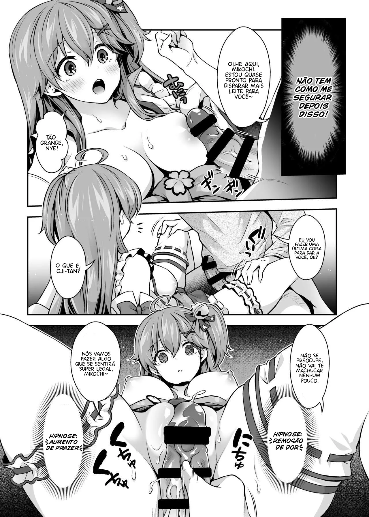 (C99) [Hachinoko P (hatigo)] Mikochi Saimin Ecchi Hon ~Youji Taikou Hen~ (Sakura Miko) [pt-BR] [Bakai.org] 이미지 번호 19