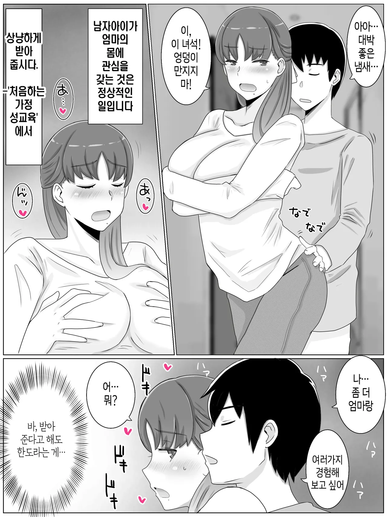 [Saimonke] Kaa-san to Shitai Koto ~Musuko no Kodane de Haramu Kyonyuu Haha | 엄마와 하고 싶은 일 ~아들의 씨앗으로 임신하는 거유 엄마 [Korean] [팀 숙녀] image number 24