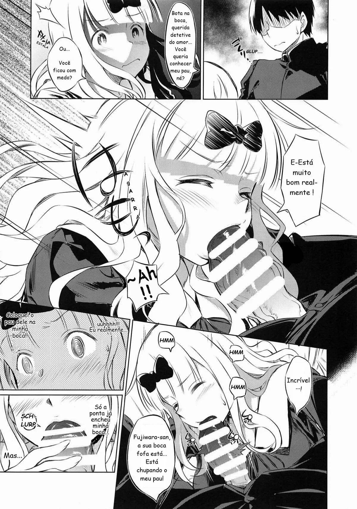 (COMIC1☆15) [AERODOG (inu)] EROCHIKA! (Kaguya-sama wa Kokurasetai) [Portuguese-BR] image number 8