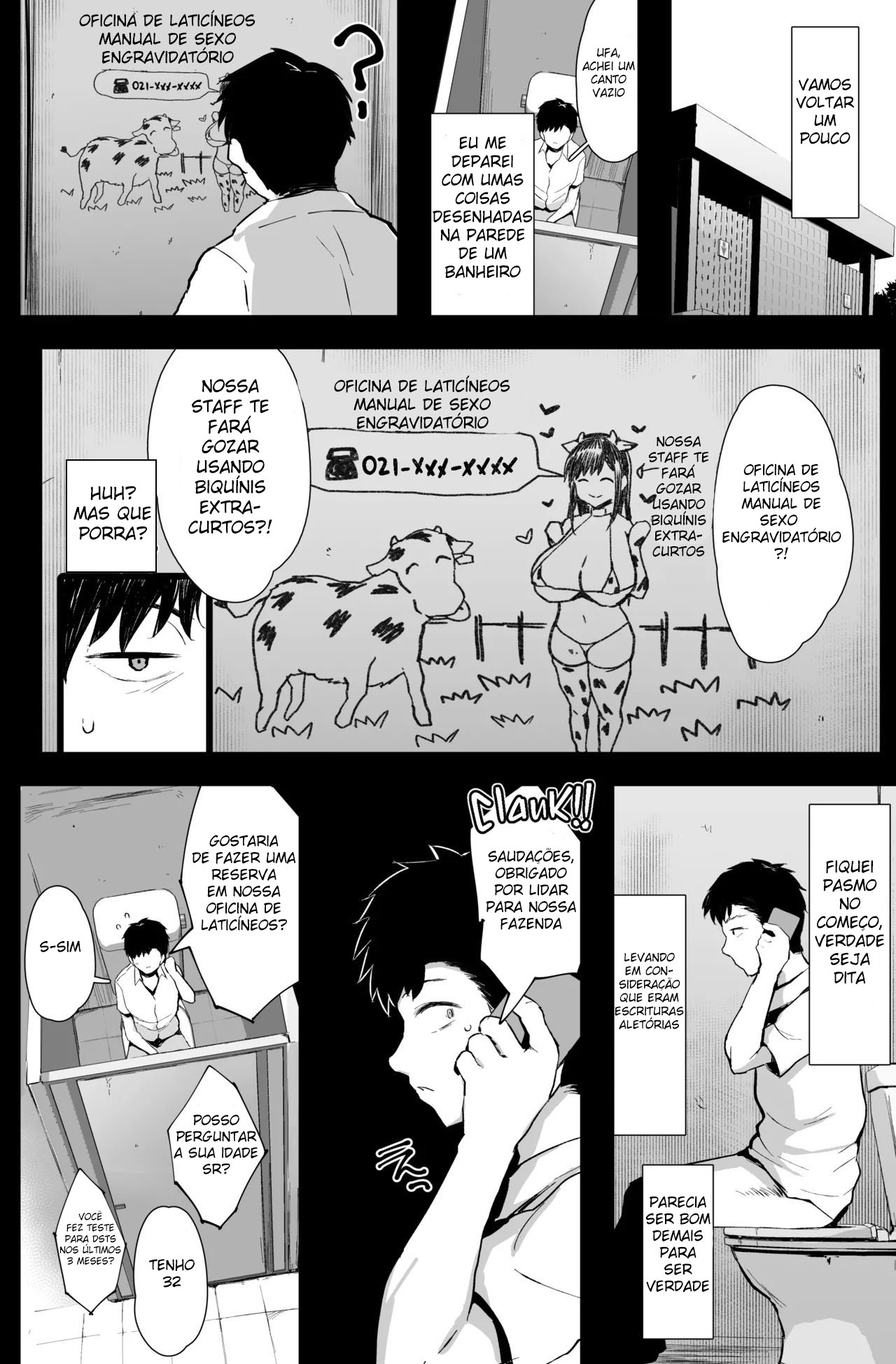 [Jack to Nicholson (NoriPachi)] Tanetsuke mo Dekiru Fureai Bokujou Taiken. [Portuguese-BR] [Digital] 3eme image