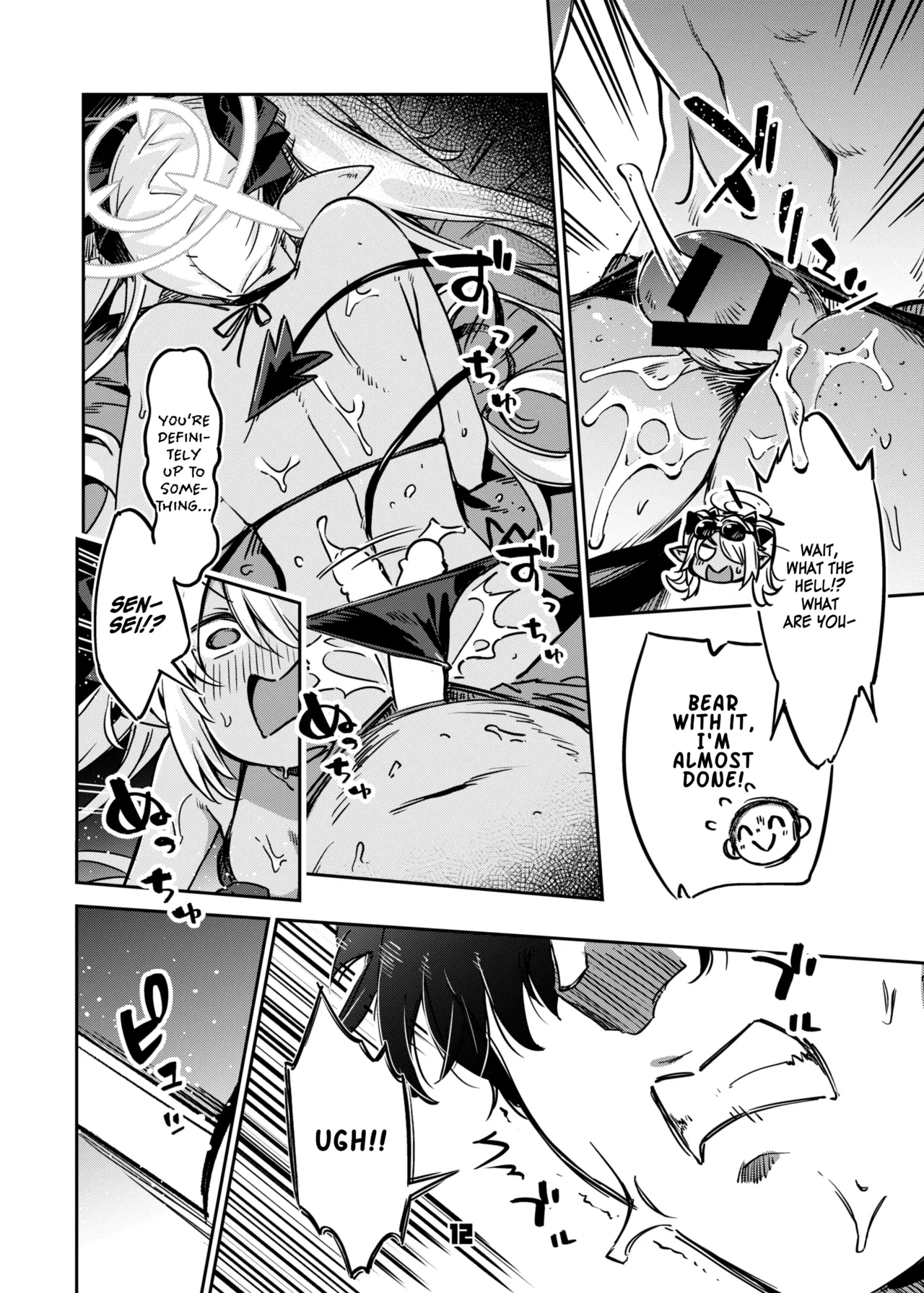 [Zombie to Yukaina Nakamatachi (Super Zombie)] Sensei no Baka! Hentai! Mou Shiranai!! | Idiot! Pervert! Leave me alone!! (Blue Archive) [English] [SDF] [Digital] Bildnummer 11