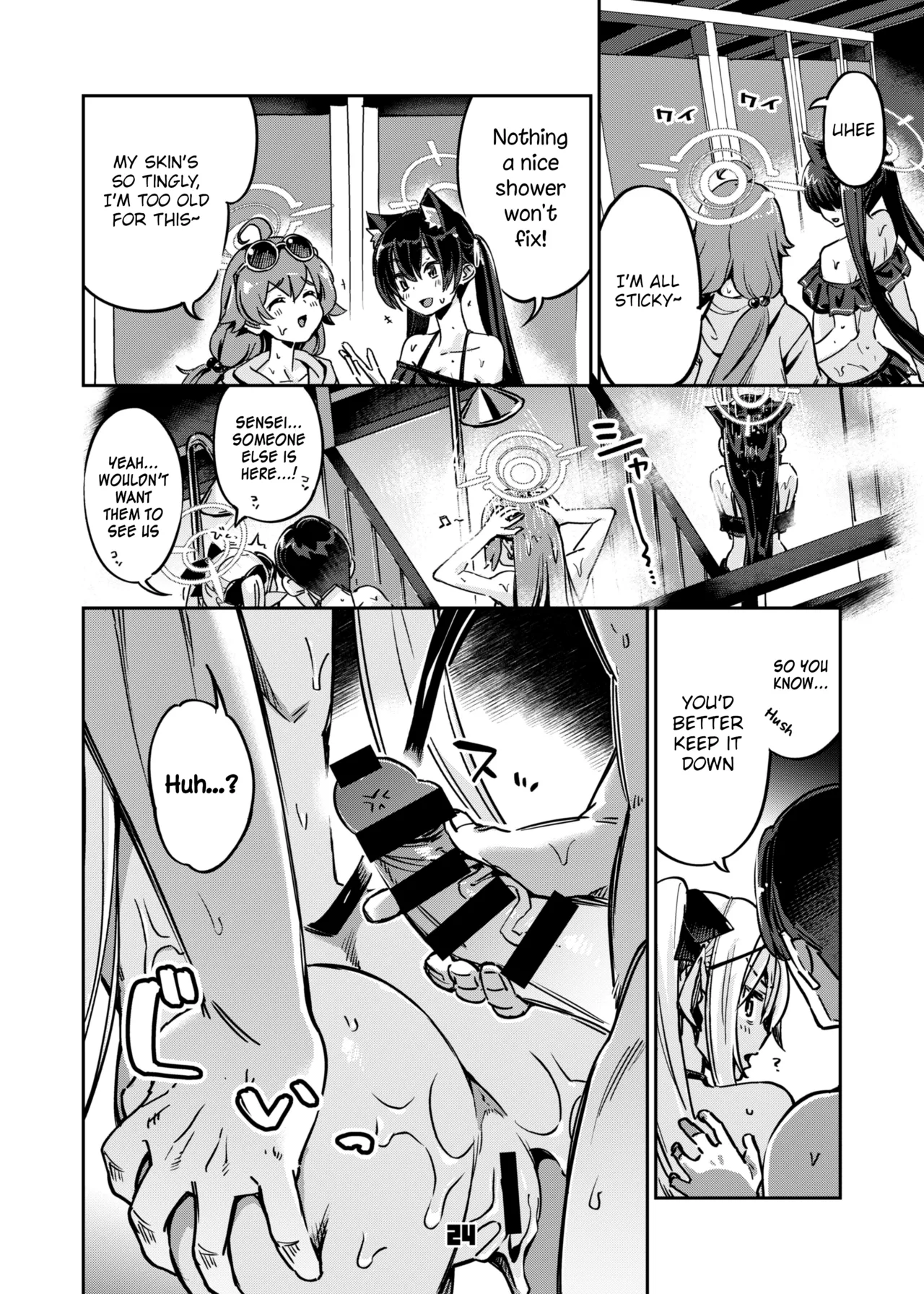 [Zombie to Yukaina Nakamatachi (Super Zombie)] Sensei no Baka! Hentai! Mou Shiranai!! | Idiot! Pervert! Leave me alone!! (Blue Archive) [English] [SDF] [Digital] Bildnummer 23