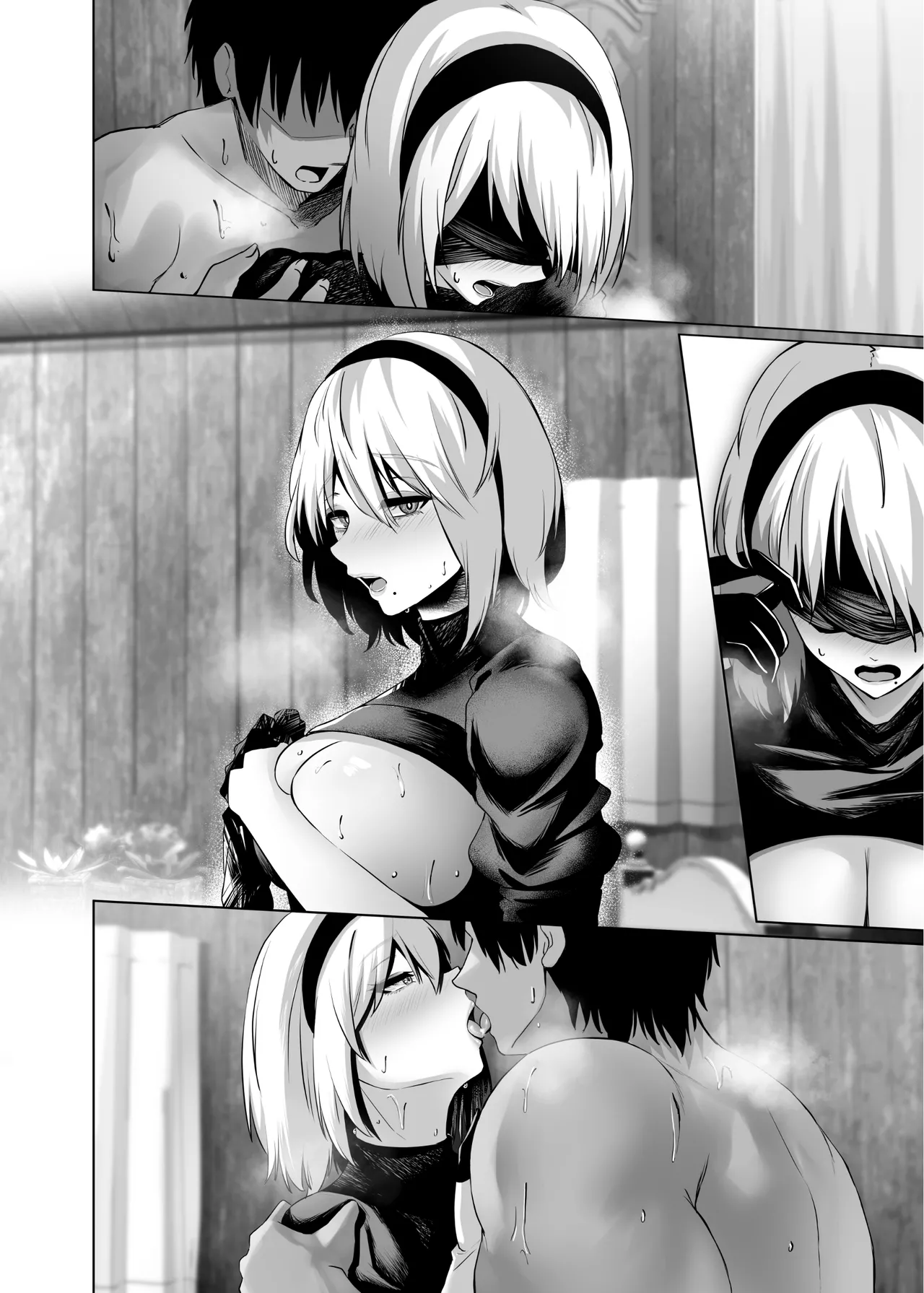 [Hormone Shokudou (Arima Sekai)] Jinrui to Seikou Are. ~Android wa Sen o Wasure, Jinrui to Nakadashi Sex suru.~ (NieR:Automata) [Digital] Bildnummer 24