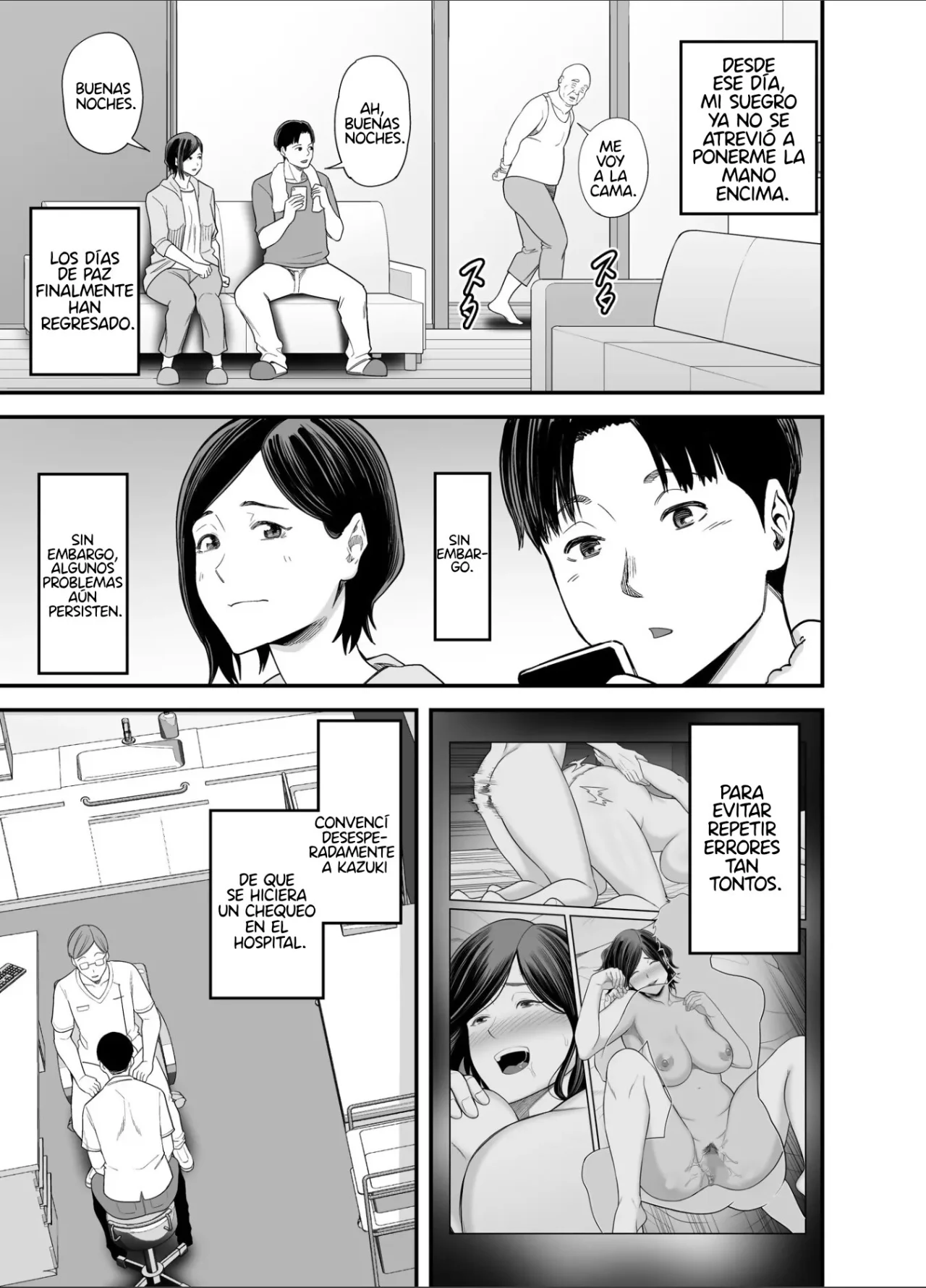 [Ura Meshiya (Maccha Neji)] Otou-san no Onna ni Natta Hi | El día en que me convertí en la mujer de mi suegro [Spanish] [TdeTurbina] numero di immagine  48