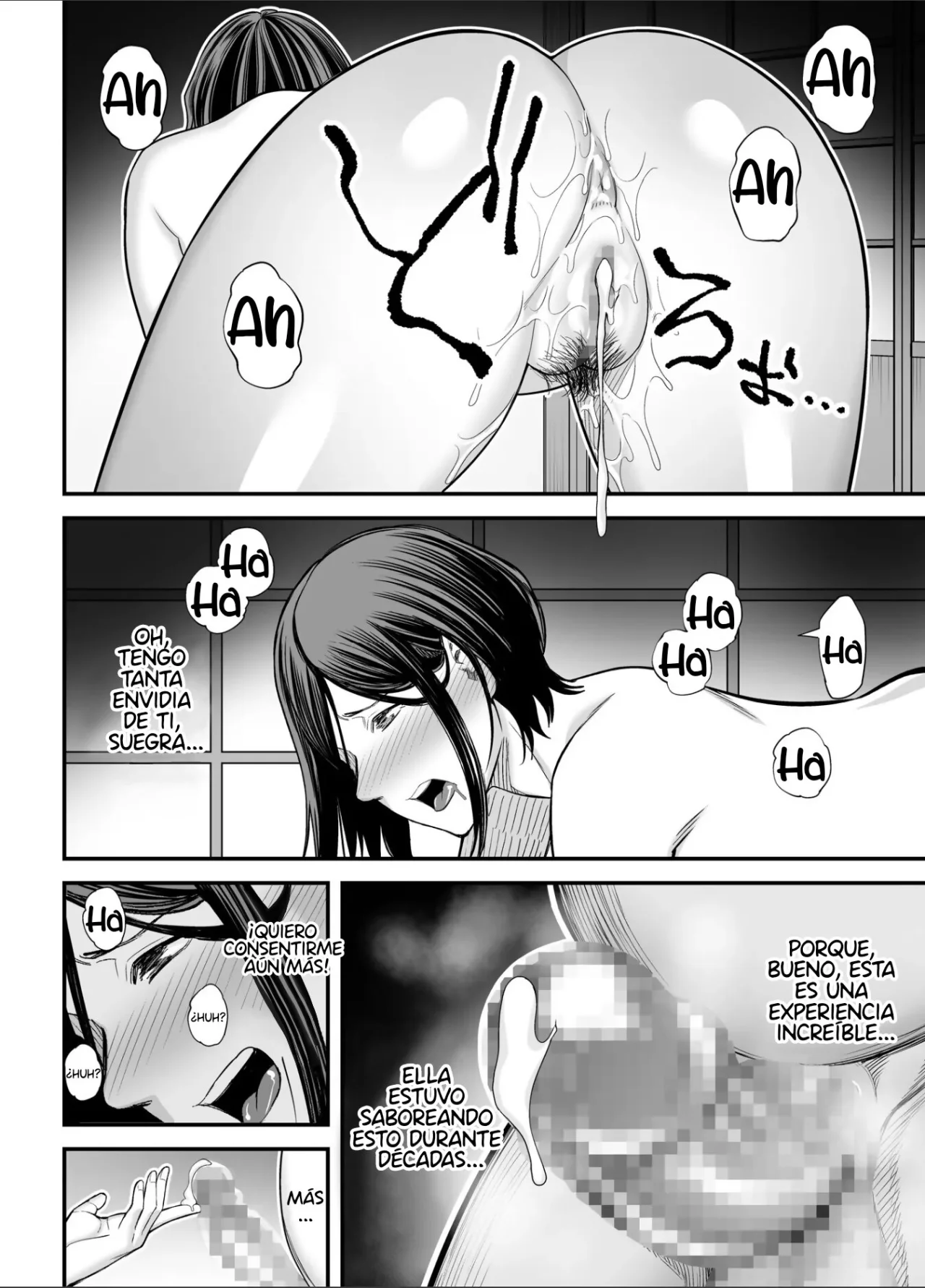 [Ura Meshiya (Maccha Neji)] Otou-san no Onna ni Natta Hi | El día en que me convertí en la mujer de mi suegro [Spanish] [TdeTurbina] numero di immagine  65