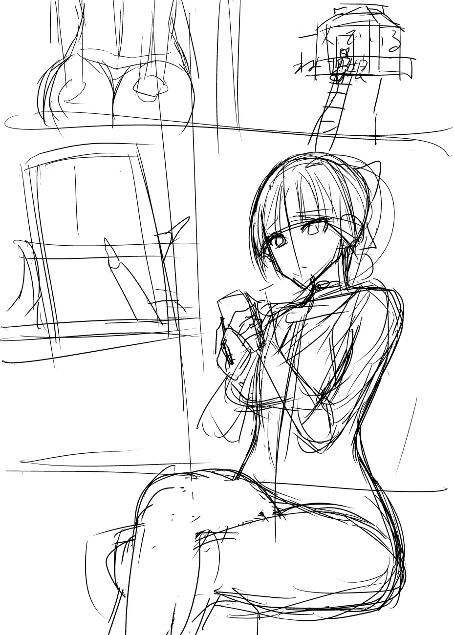 途中で断念した漫画のネーム 图片编号 1