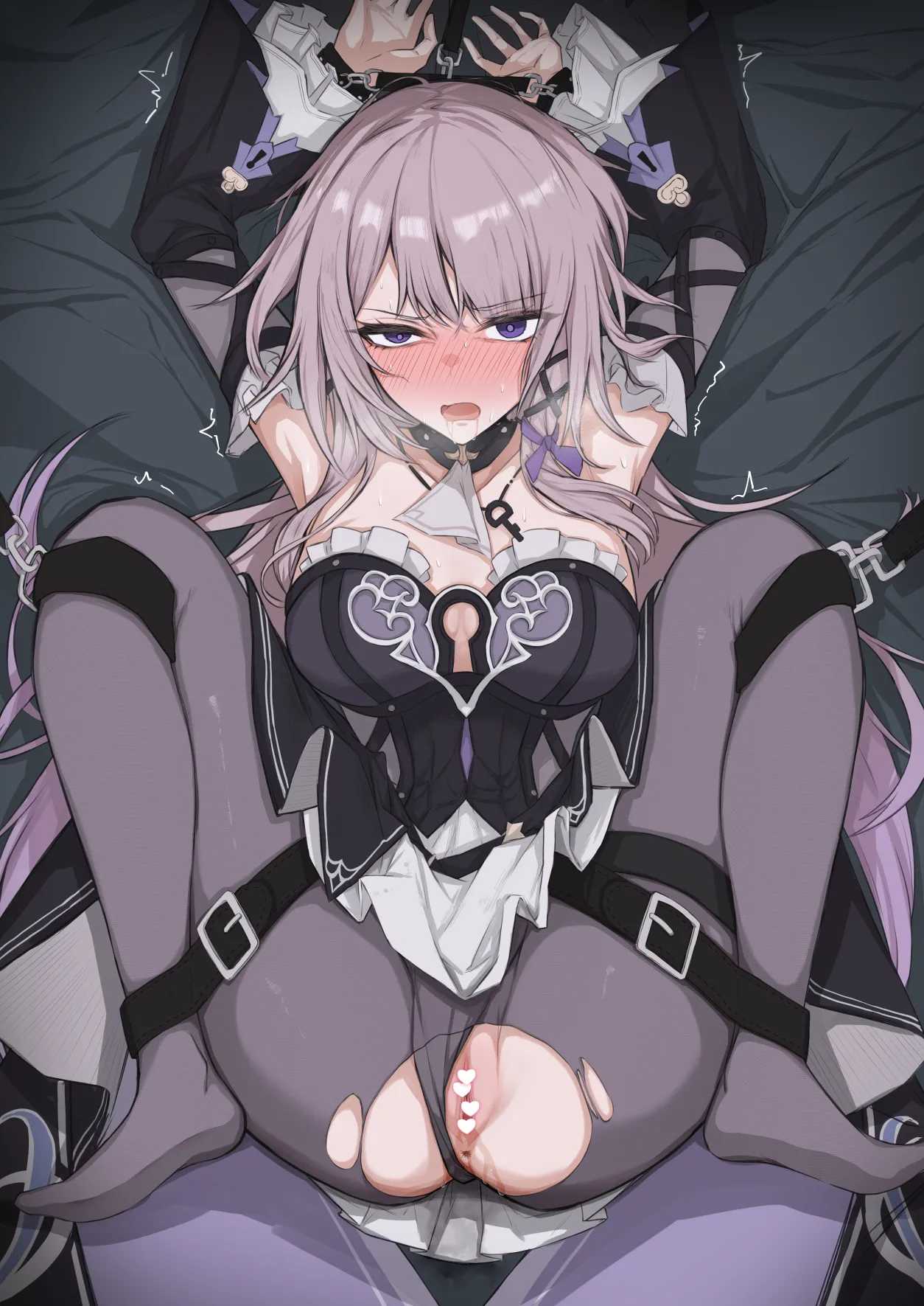 [Mashiko] The Herta | 双腿打开，思路才能打开 (Honkai: Star Rail) [Chinese] [灼眼の牛爷爷个人汉化] numero di immagine  13