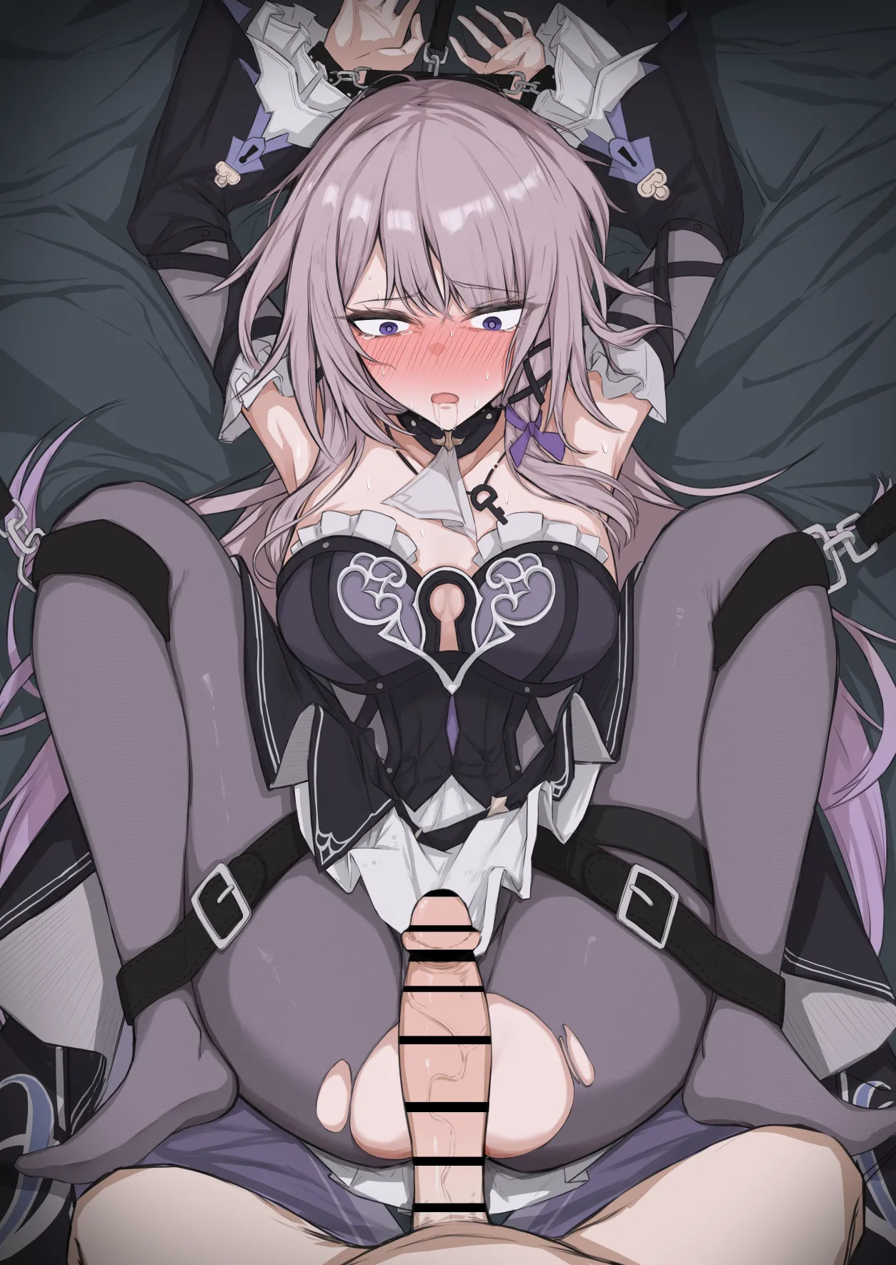 [Mashiko] The Herta | 双腿打开，思路才能打开 (Honkai: Star Rail) [Chinese] [灼眼の牛爷爷个人汉化] numero di immagine  16