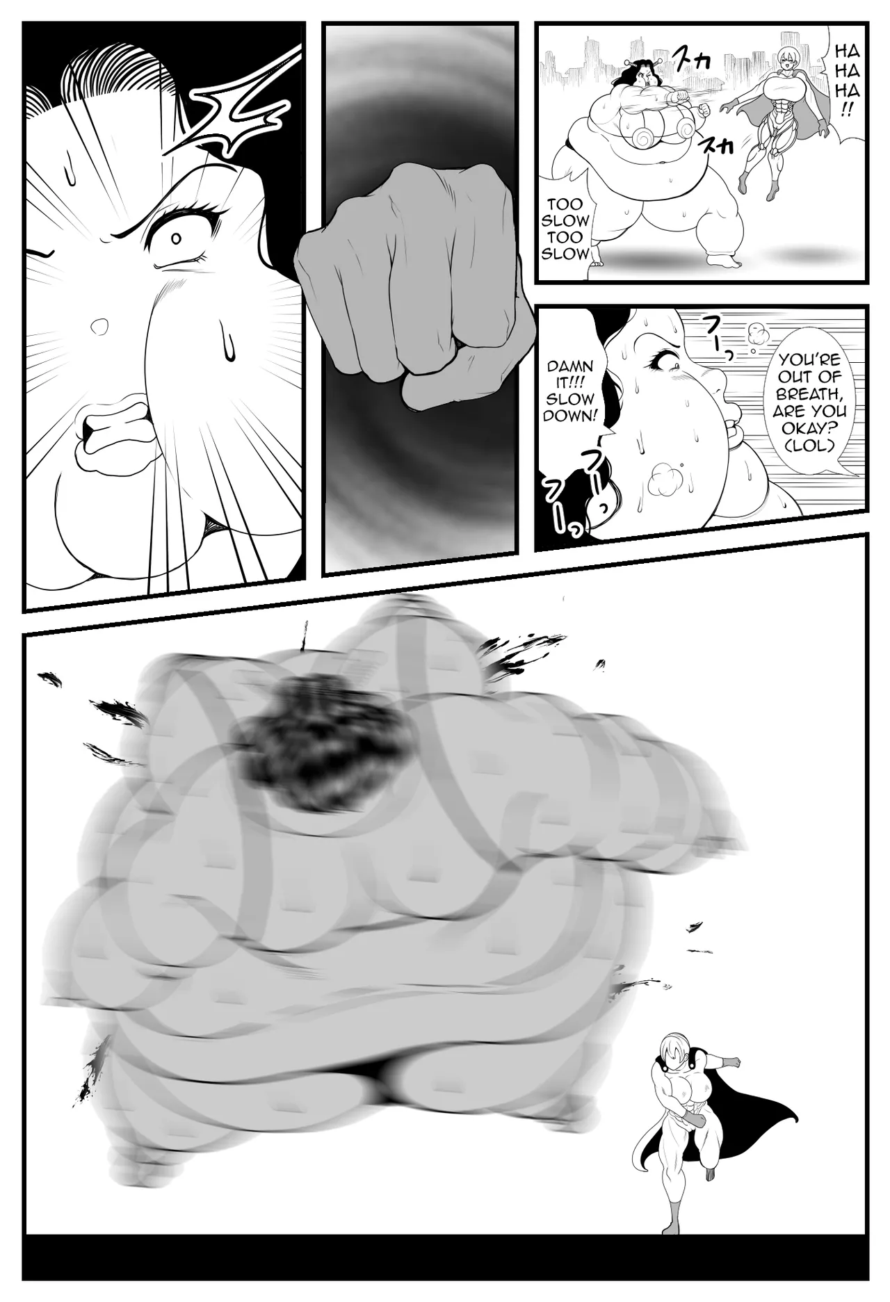 [Nekorondoru (Tokei)] Alien Fatfat VS Superheroine [English] 图片编号 7