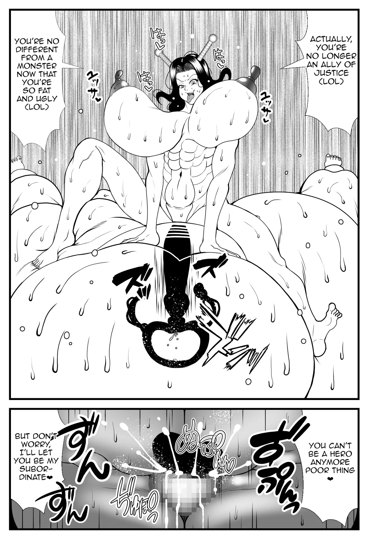 [Nekorondoru (Tokei)] Alien Fatfat VS Superheroine [English] 图片编号 43