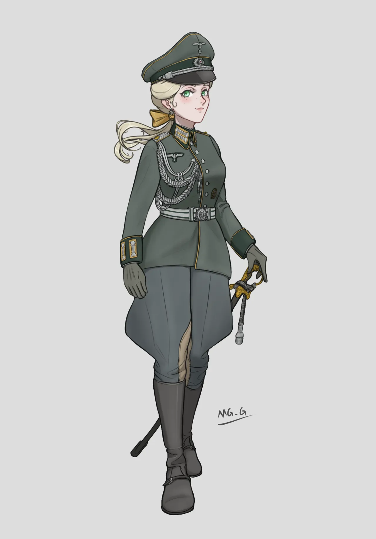 [MG_G]军装少女 image number 2