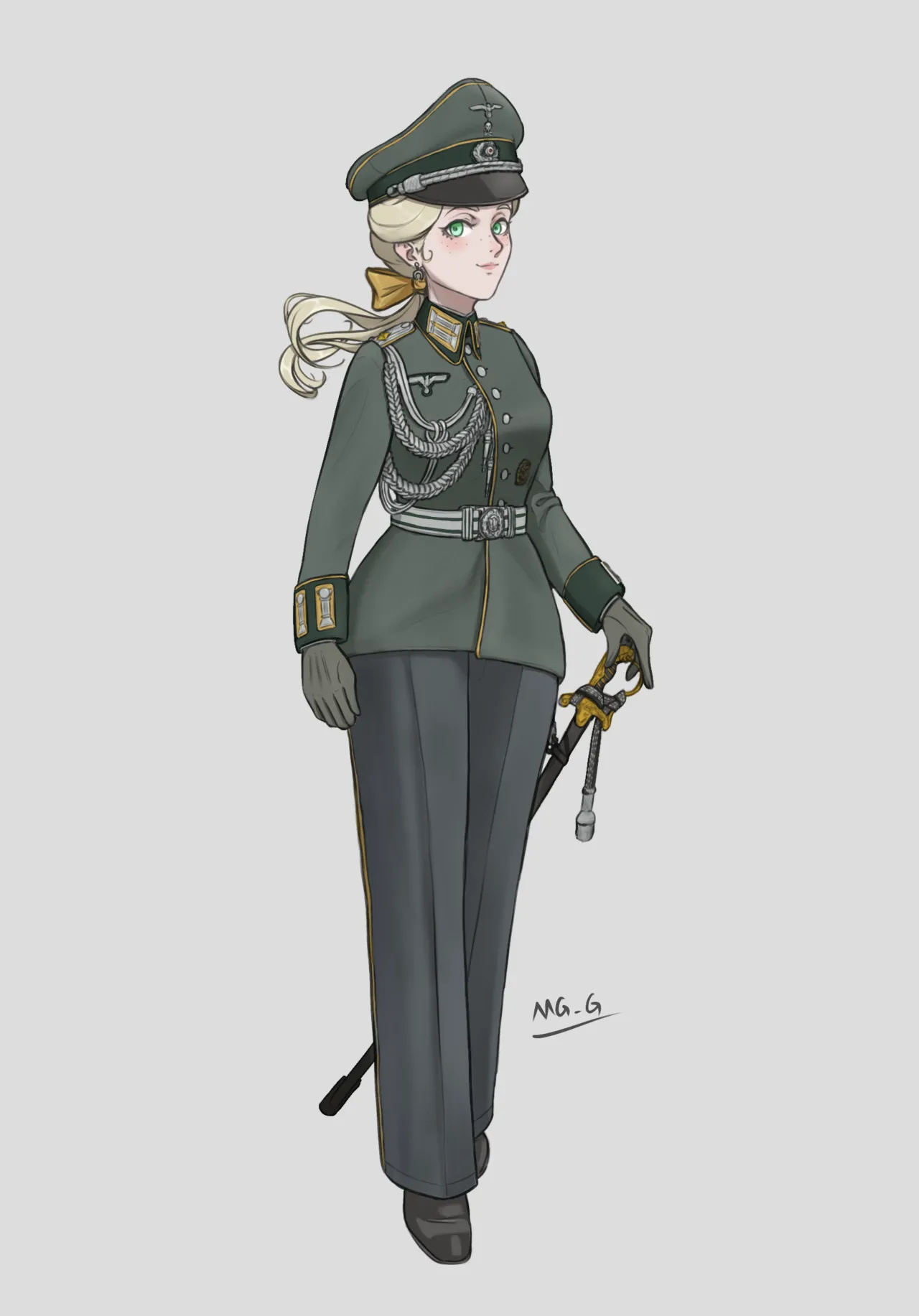 [MG_G]军装少女 image number 3