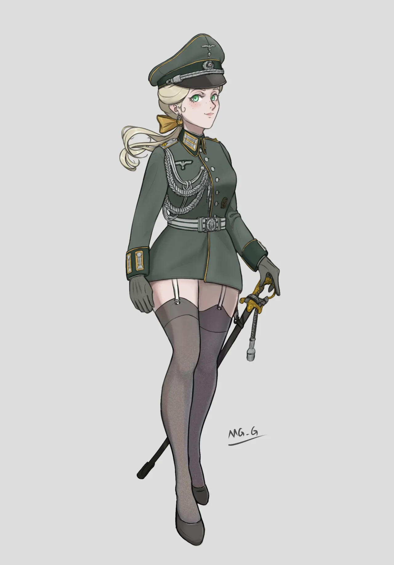 [MG_G]军装少女 image number 4