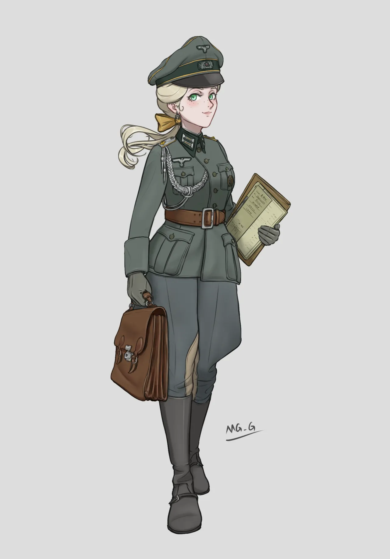 [MG_G]军装少女 image number 8