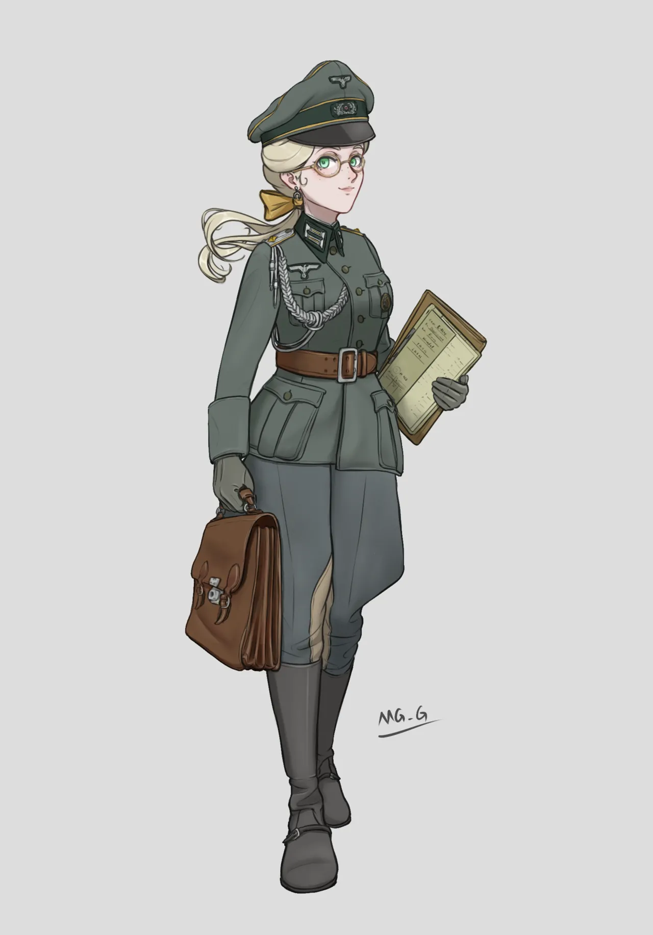 [MG_G]军装少女 image number 9