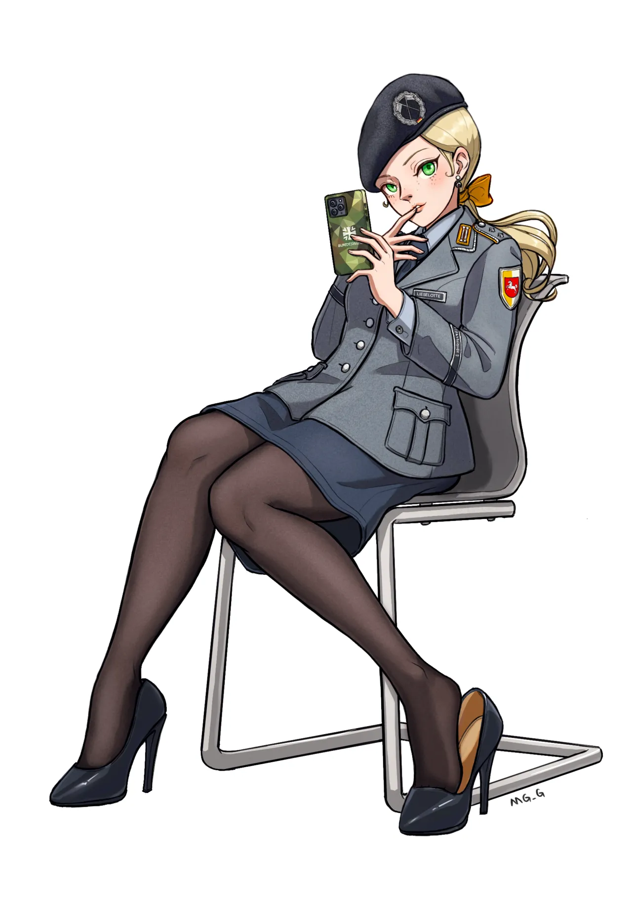 [MG_G]军装少女 image number 30