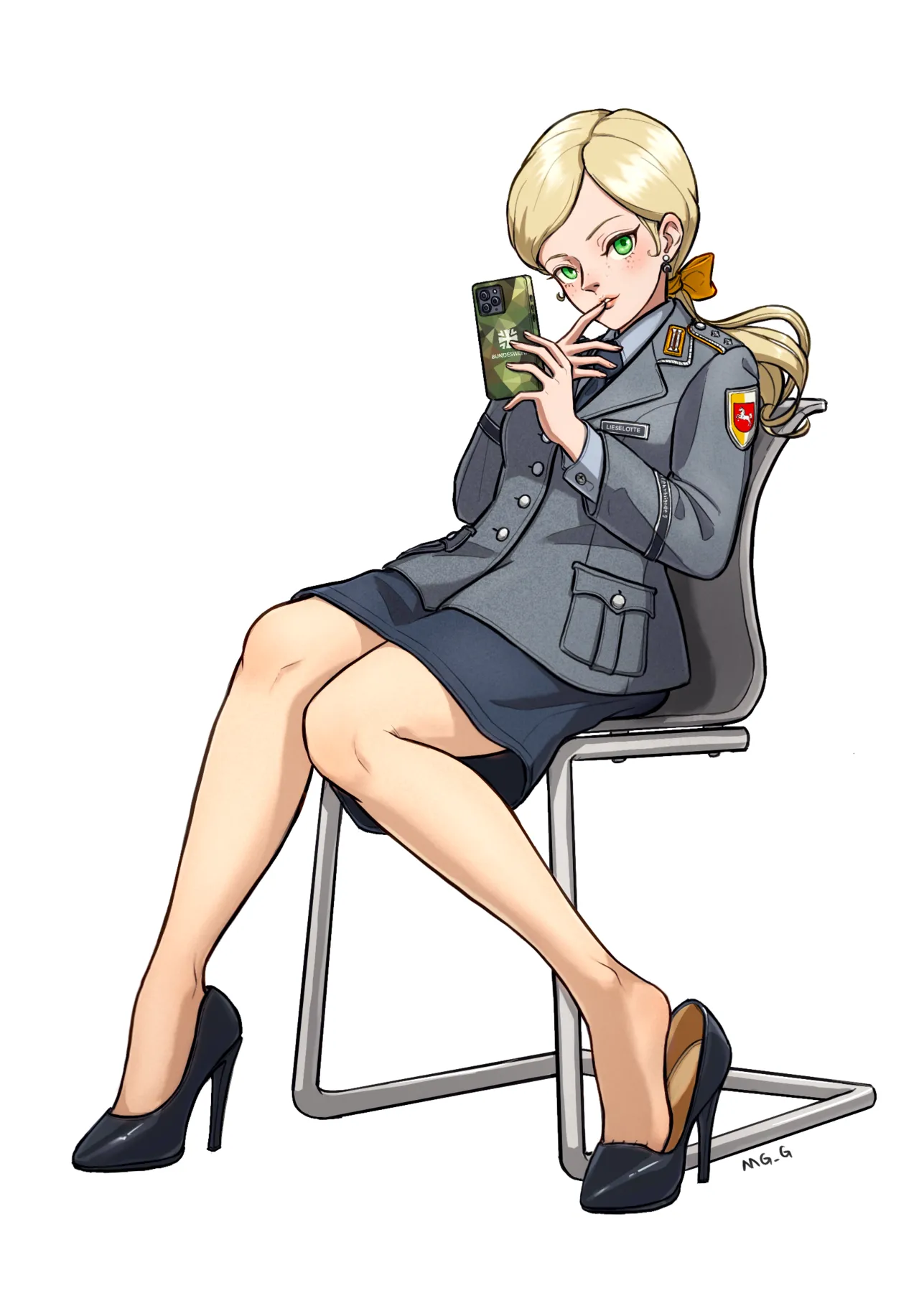 [MG_G]军装少女 image number 33