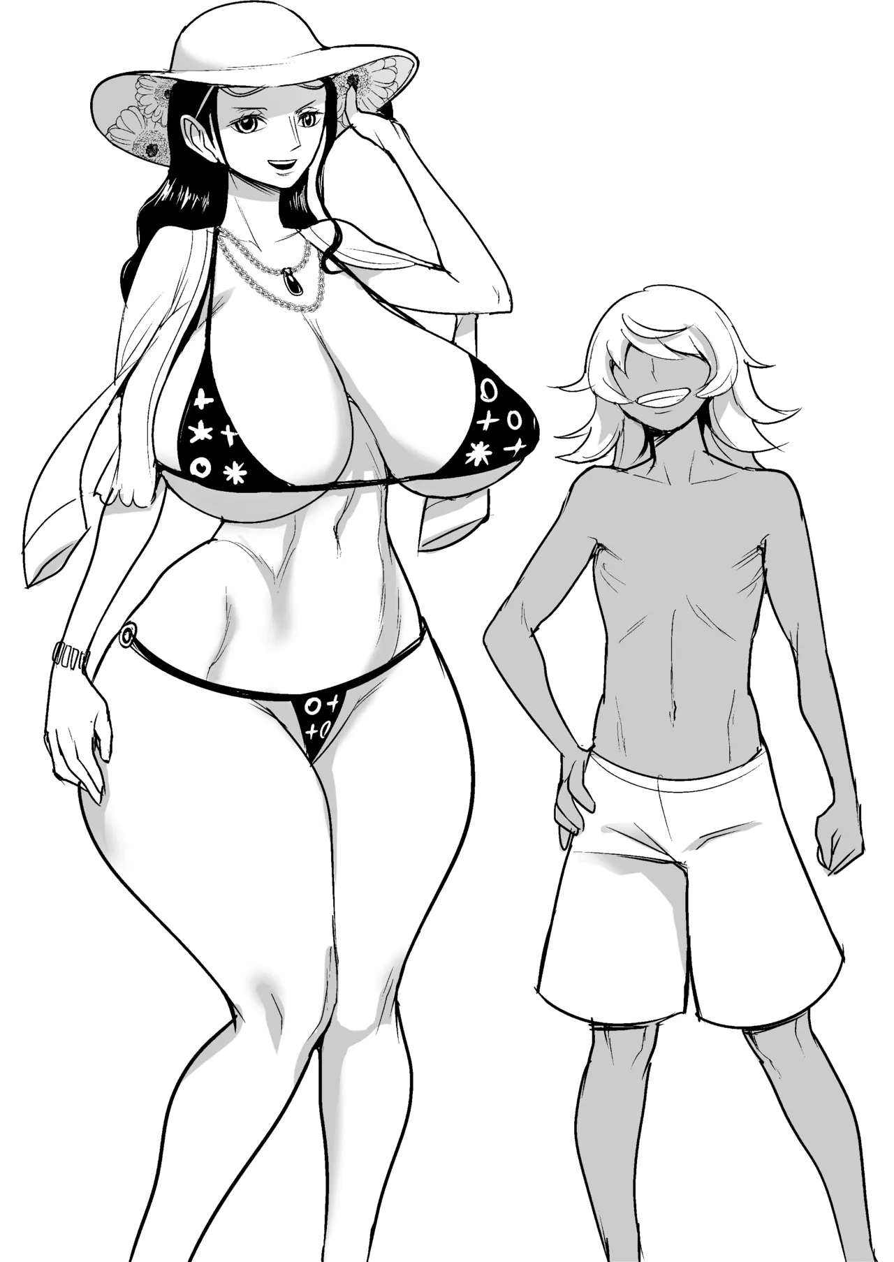 [REM9 (Hamiltan)] NamiRobi OneShota Vacance | NamiRobi OneShota Vacaciones (One Piece) [Spanish] [Al Chile no Sé Scan] [Digital][v2] Bildnummer 3