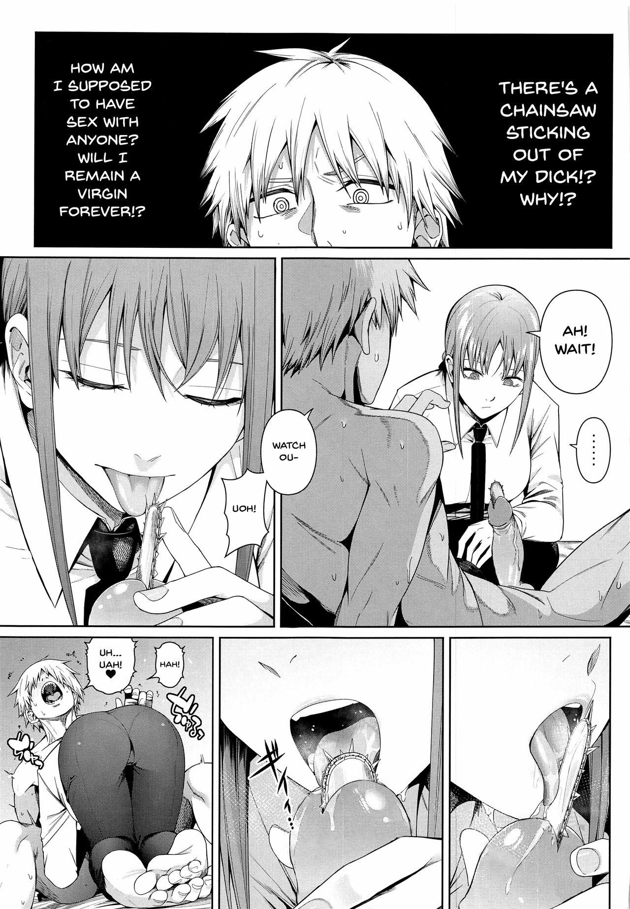 [Bad Mushrooms (Chicke III, 4why)] Kusarinoko Katsurei | Chainsaw Circumcision (Chainsaw Man) [English] [Decensored] image number 6