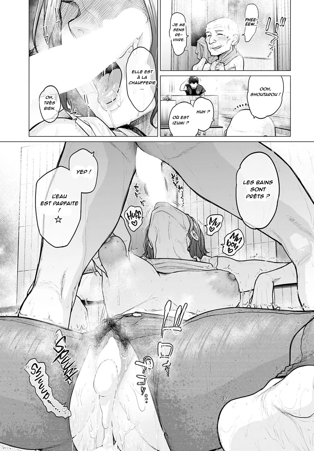 [Etuzan Jakusui] Ii Yu Waitemasu | Un bon bain chaud à deux (COMIC Anthurium 2022-07) [French] [RedLantern] [Digital] 图片编号 33