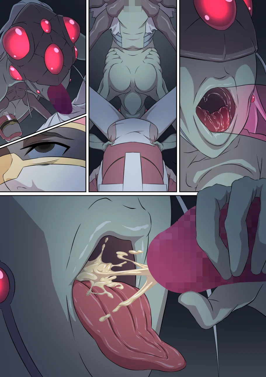 [OkomenoOtomo (Ookuni Hakumai)] A hero is defeated by a female monster! ~The victims of warriors, Red~ image number 52