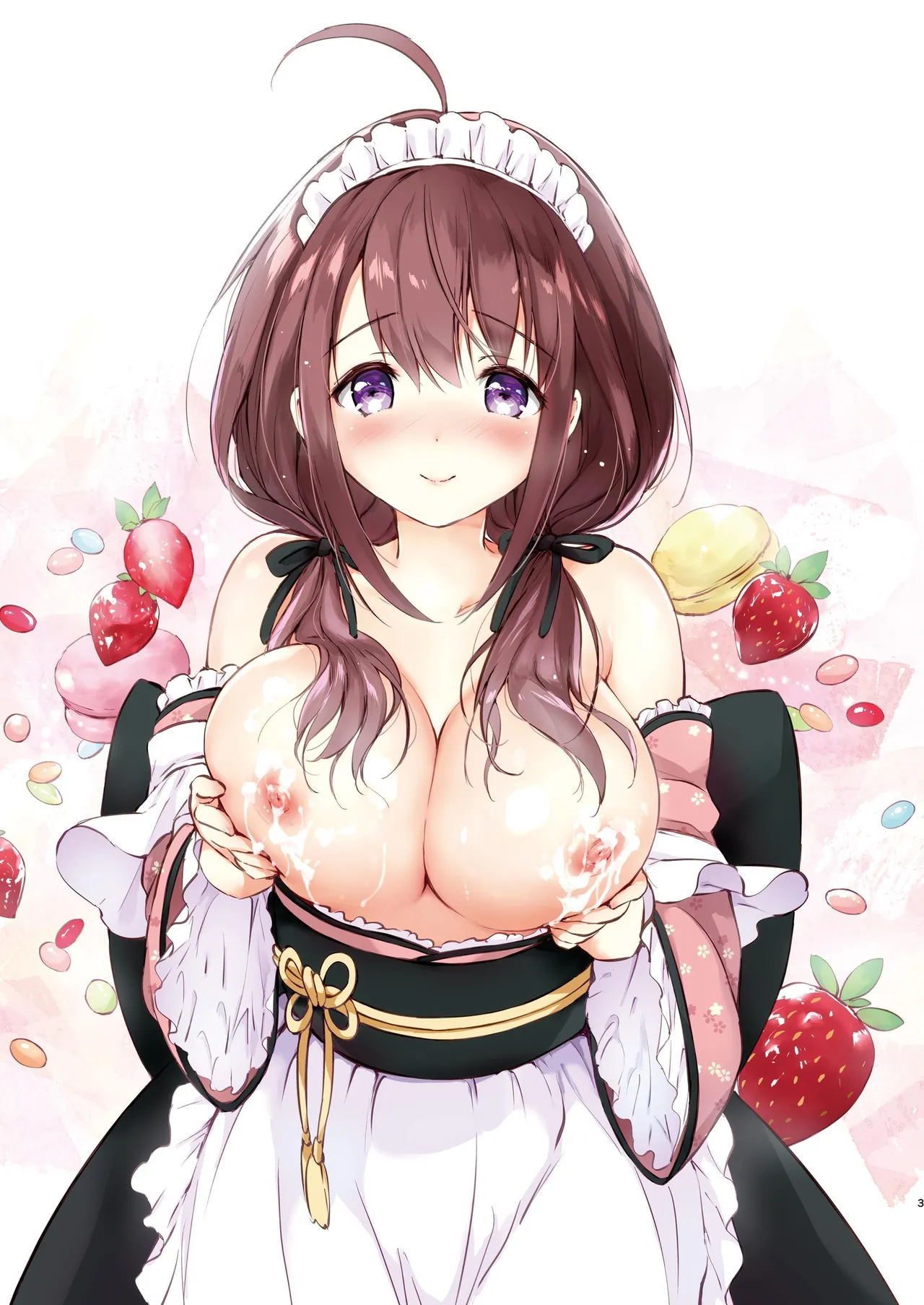 [Kurimomo (Tsukako)] Ore no Osananajimi ga Amaama Kawaii Soushuuhen [Chinese] [OwLoww] [Digital] 图片编号 3