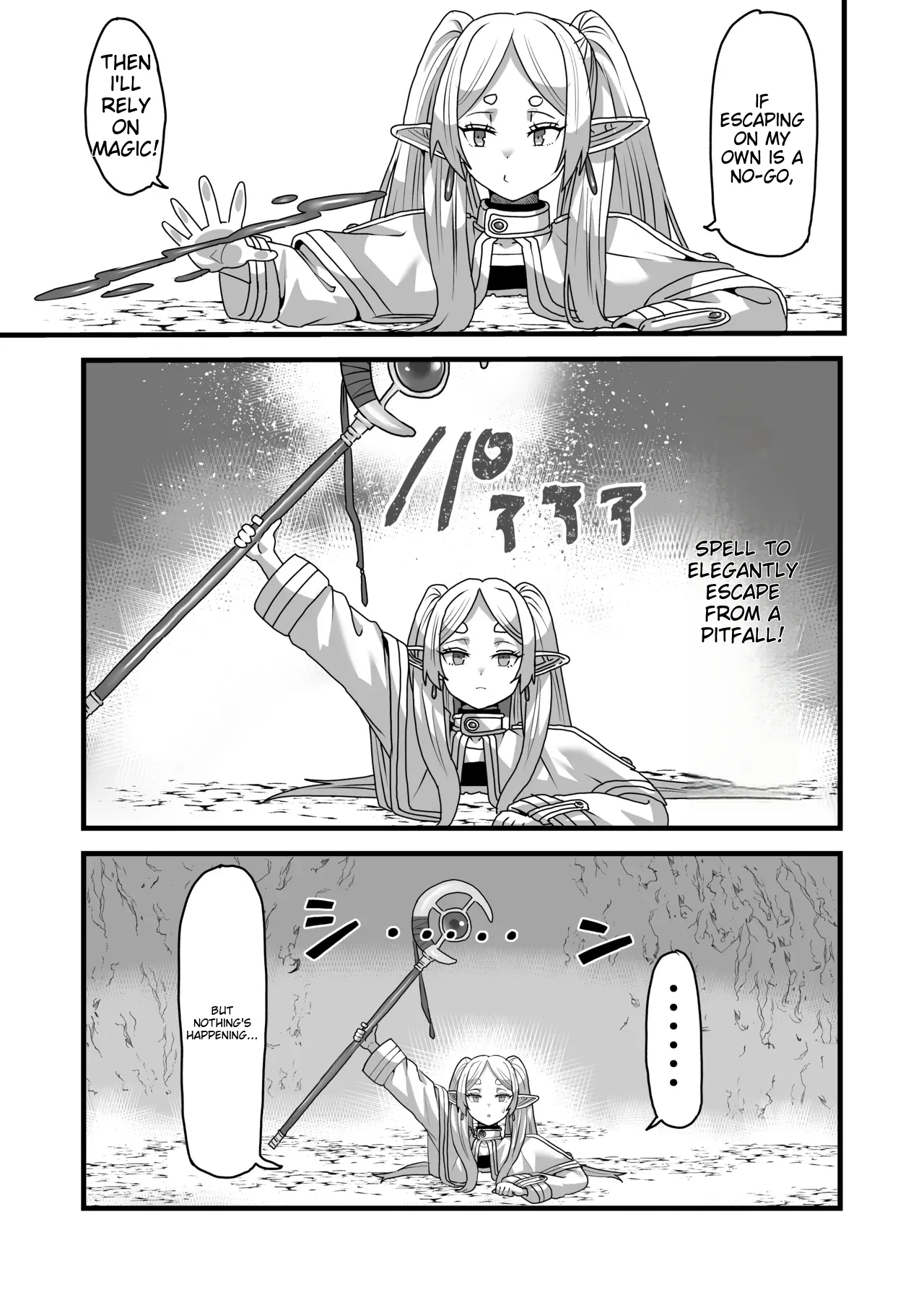 [Sei no mamono (Sema)] Frieren and the Sensory Deprivation Hole (Sousou no Frieren) [Digital] image number 4