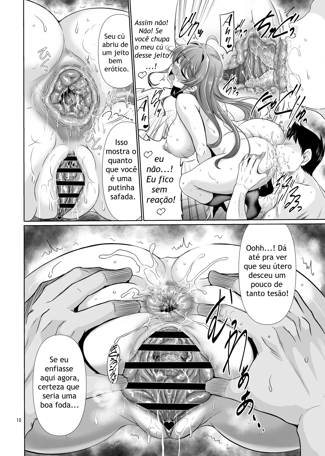 [Macchadokoro (Warashibe)] Nani shite mo Ii to Iwareta node Ana toiu Ana o Hojikutte Ore no Chinpo no Katachi ni Shitemita [Portuguese - BR] [Digital] 이미지 번호 9