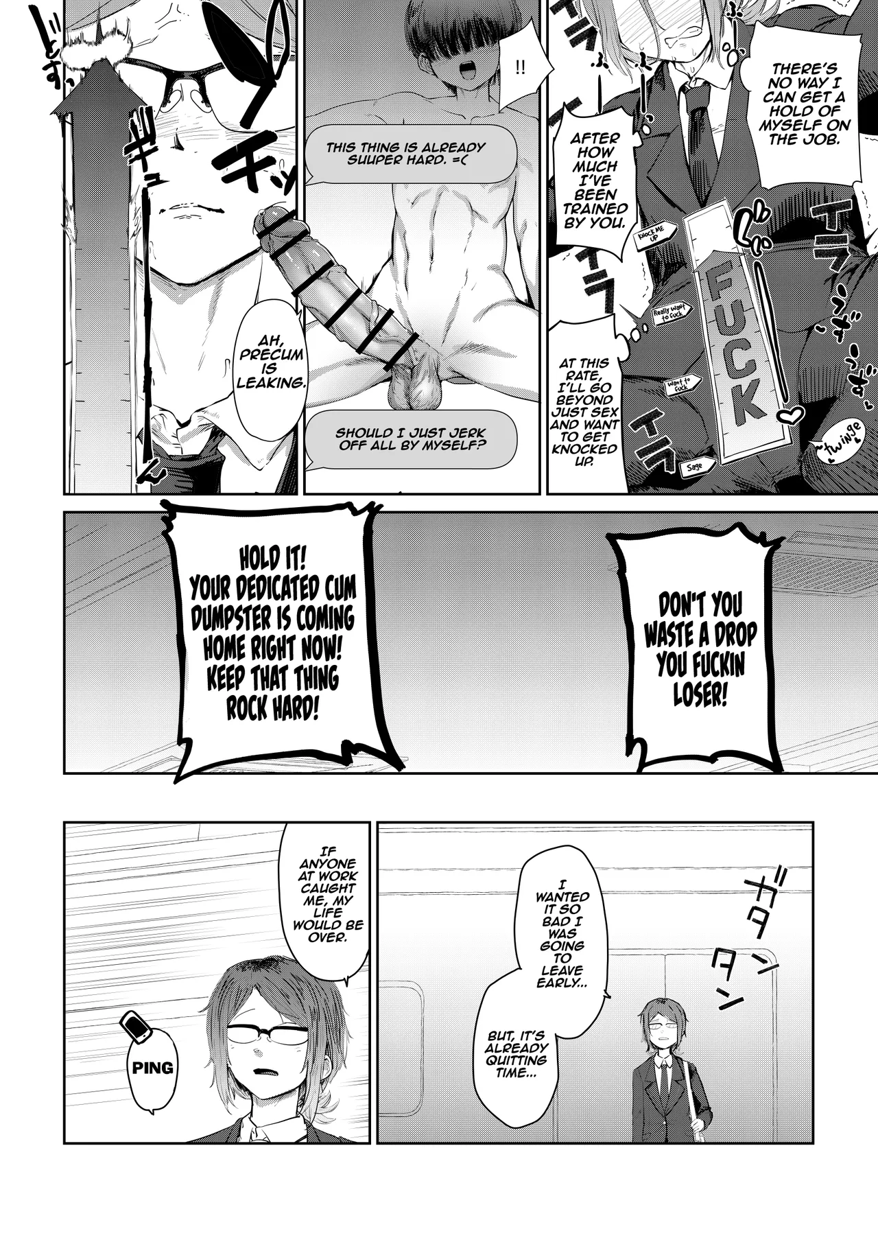 [HeMeLoPa (Yamada Shiguma)] Tsukareta OL Tai Himo Danshi [English] [Clawhammer] [Digital] image number 9