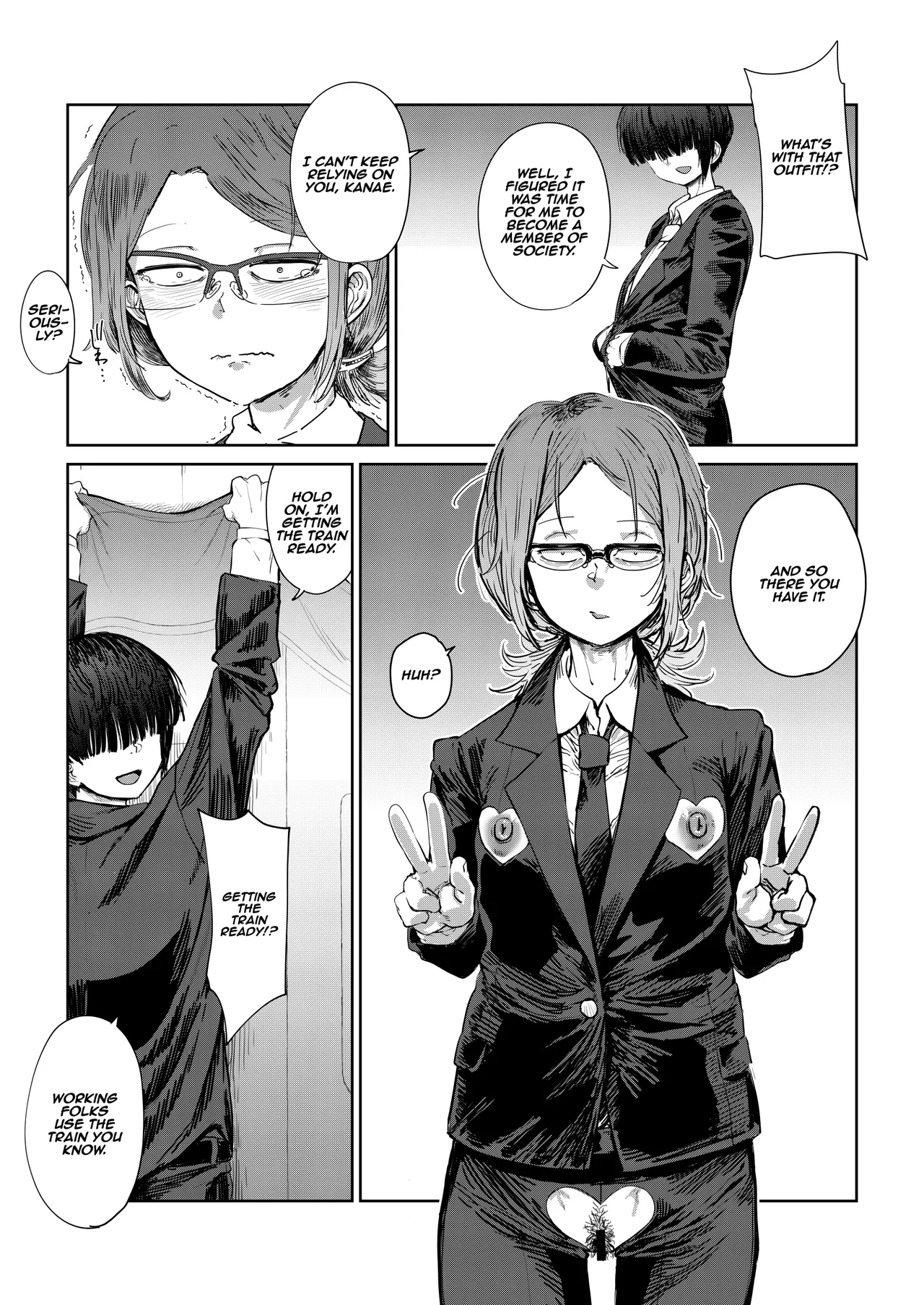 [HeMeLoPa (Yamada Shiguma)] Tsukareta OL Tai Himo Danshi [English] [Clawhammer] [Digital] image number 36