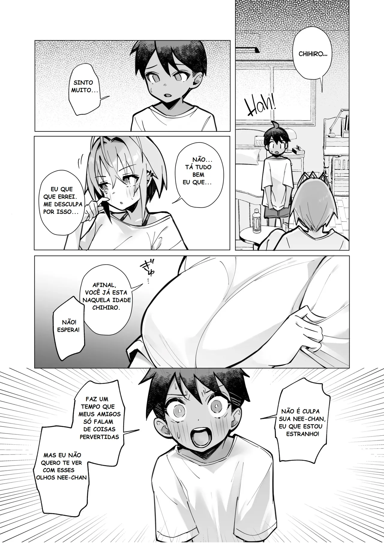 [Toran Porin Purin (Mappa Ninatta)] Oshi ni Yowai Kinjo no Nee-chan to Boku no Natsu ~Kouhai-chan no Nichijou~ [Portuguese-BR] [Digital] 图片编号 11