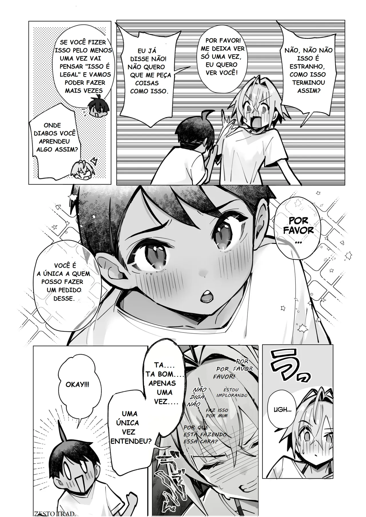 [Toran Porin Purin (Mappa Ninatta)] Oshi ni Yowai Kinjo no Nee-chan to Boku no Natsu ~Kouhai-chan no Nichijou~ [Portuguese-BR] [Digital] 图片编号 13