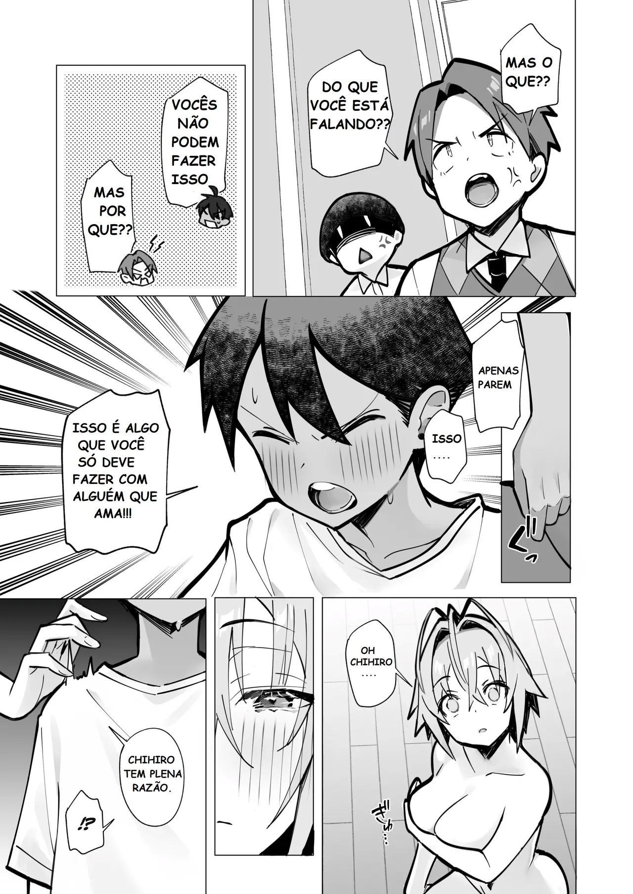 [Toran Porin Purin (Mappa Ninatta)] Oshi ni Yowai Kinjo no Nee-chan to Boku no Natsu ~Kouhai-chan no Nichijou~ [Portuguese-BR] [Digital] 图片编号 38