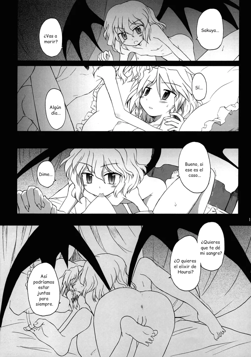 (Reitaisai 4) [Mizutataki (Mizutaki)] Shinu Sakuya (Touhou Project) [Spanish] {ServalYuri} image number 11