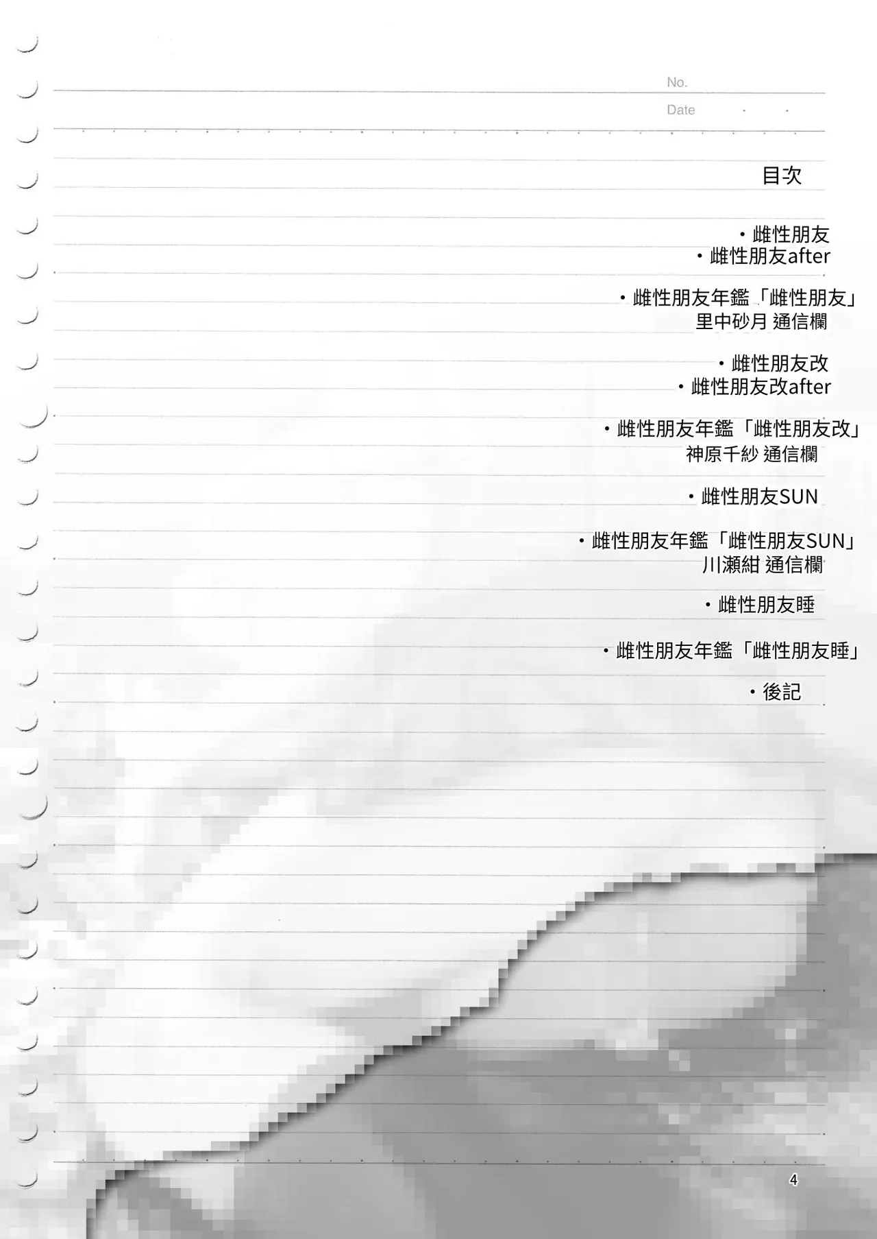 [SHIS (Z-ton)] Mesudachi. Soushuuhen 1 | 雌性朋友。總集篇1 [Chinese] [山男翻譯] [Digital] Bildnummer 4