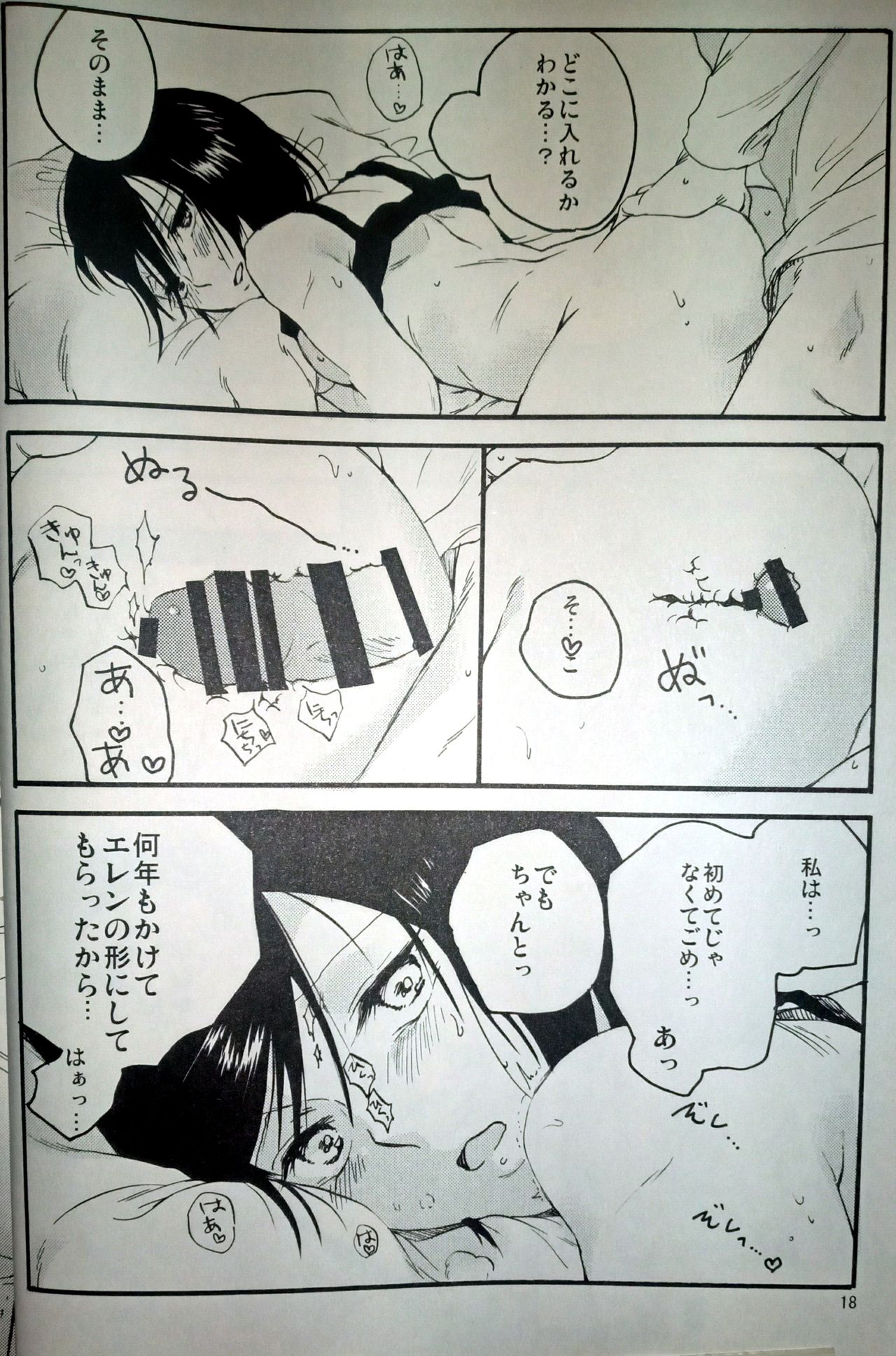 (C86) [iron (Kanae)] 21-sai to 9-sai no Mikasa ni Aisarete Yoru mo Nemurenai Eren no Hanashi (Shingeki no Kyojin) 图片编号 19
