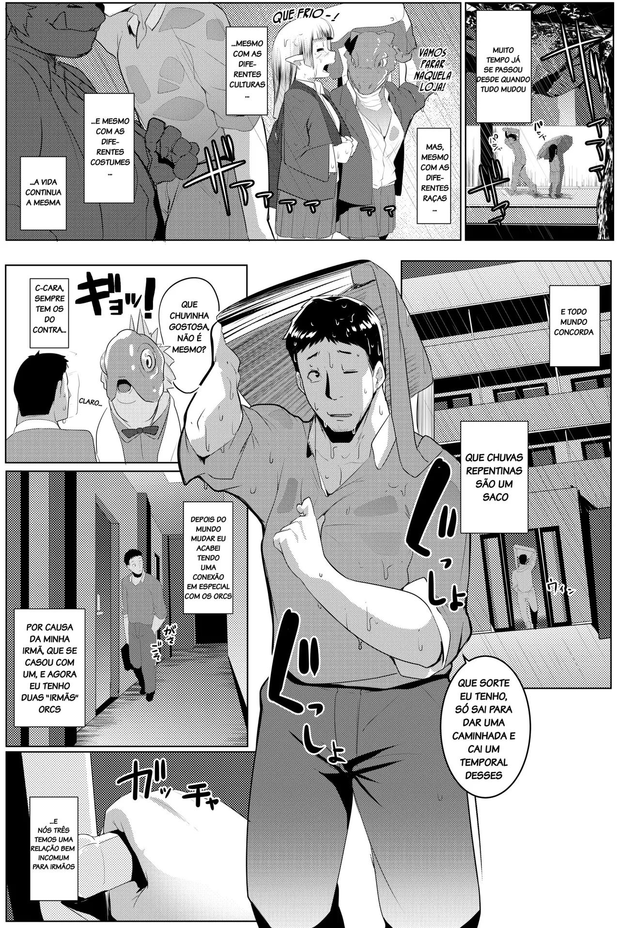 [Hitsuji Kikaku (Muneshiro)] Imouto wa Mesu Orc 1-3 [Portuguese-BR] Bildnummer 78