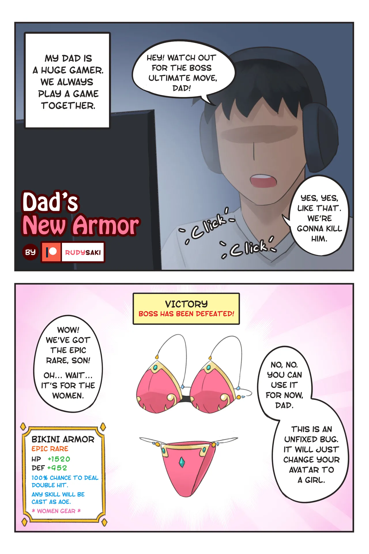 [Rudy Saki] Dad's New Armor première image