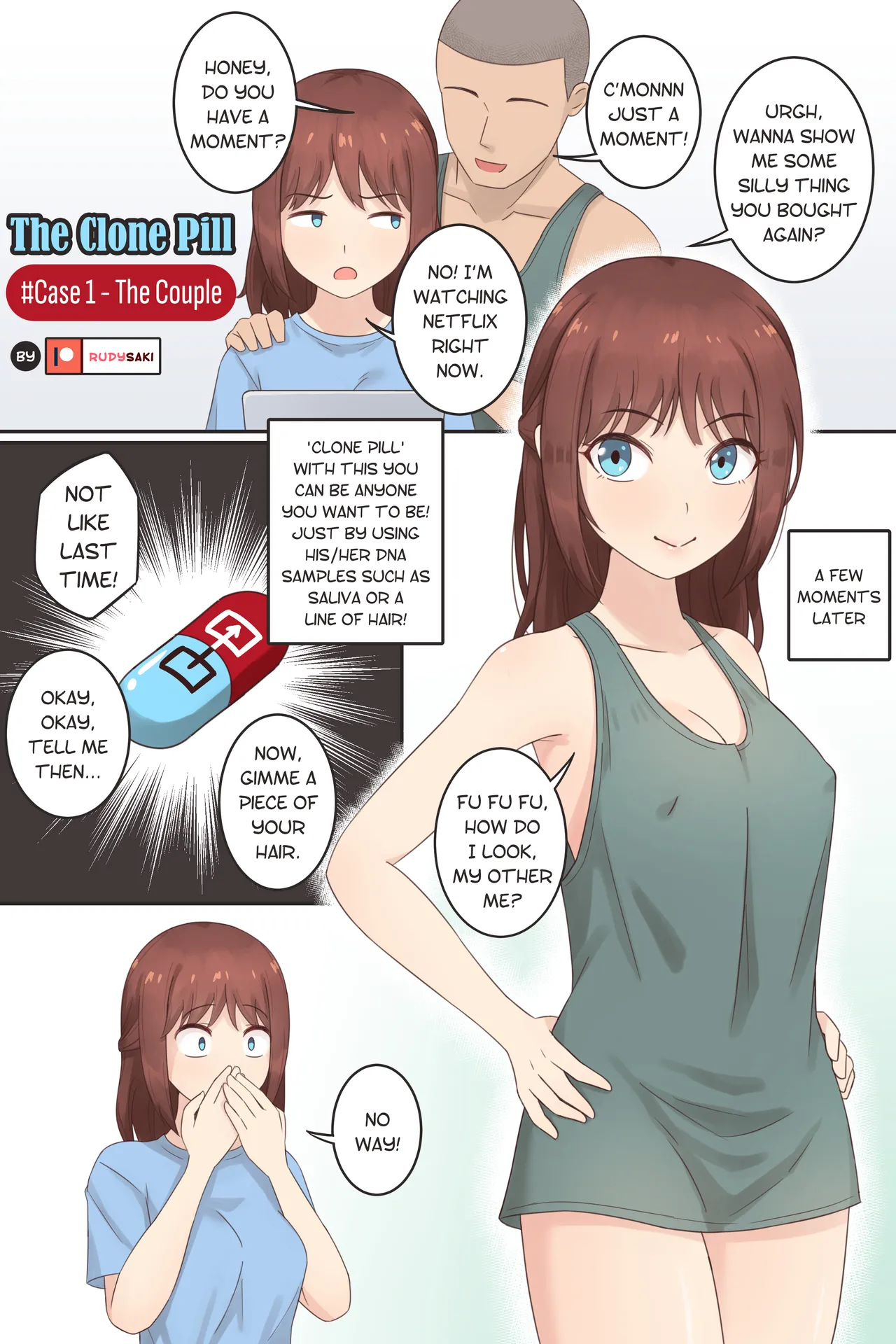 [Rudy Saki] The Clone Pill: #Case 1 - The Couple 图片编号 1