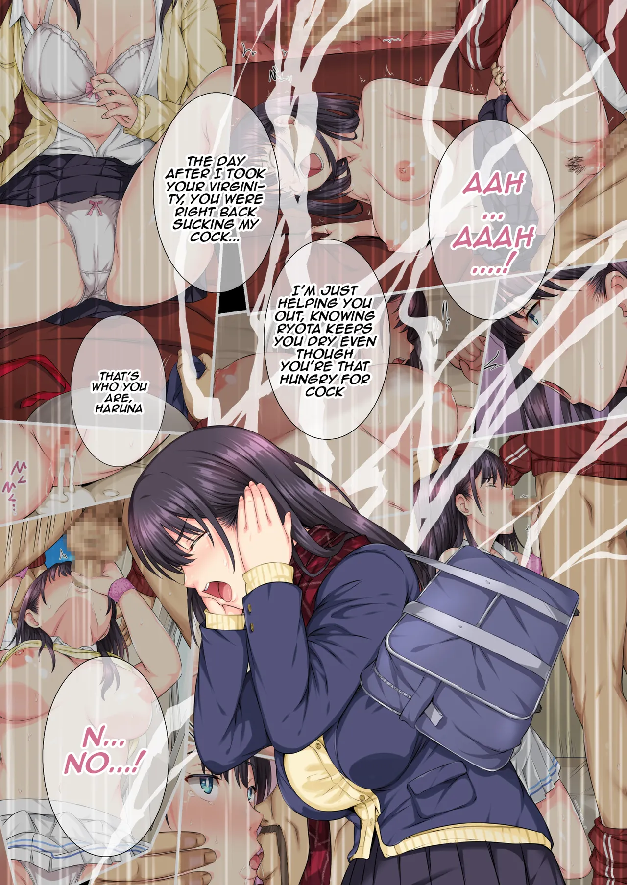 [Rokumarusou (Sanrokumaru)] Soshite Watashi wa Kyou mo Ano Otoko ni Taberareru Zoku | And So Today I'm Once Again Being Sexually Devoured By That Man 2 [English] {Doujins.com} [Decensored] imagen número 5