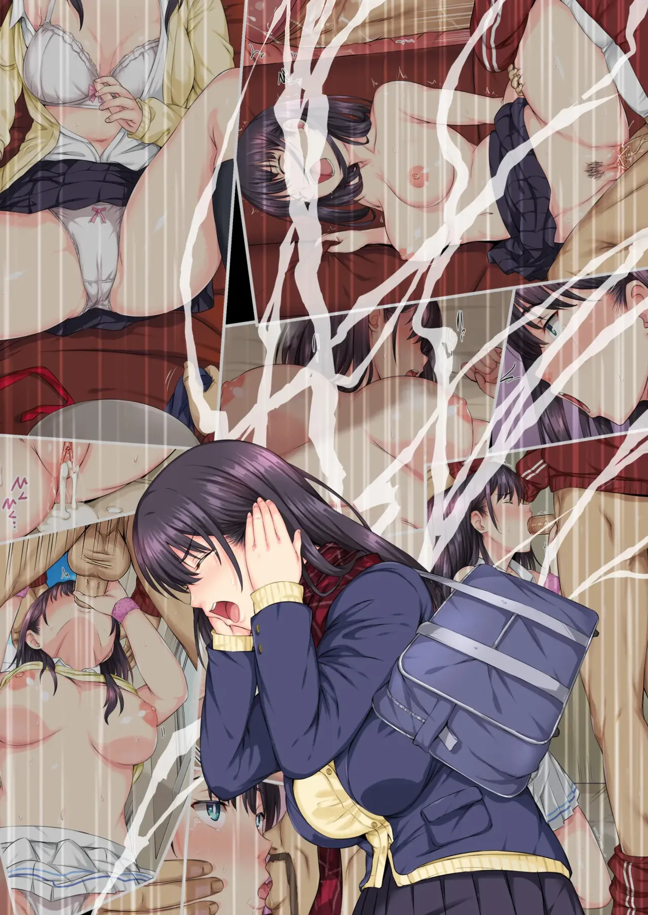 [Rokumarusou (Sanrokumaru)] Soshite Watashi wa Kyou mo Ano Otoko ni Taberareru Zoku | And So Today I'm Once Again Being Sexually Devoured By That Man 2 [English] {Doujins.com} [Decensored] imagen número 46