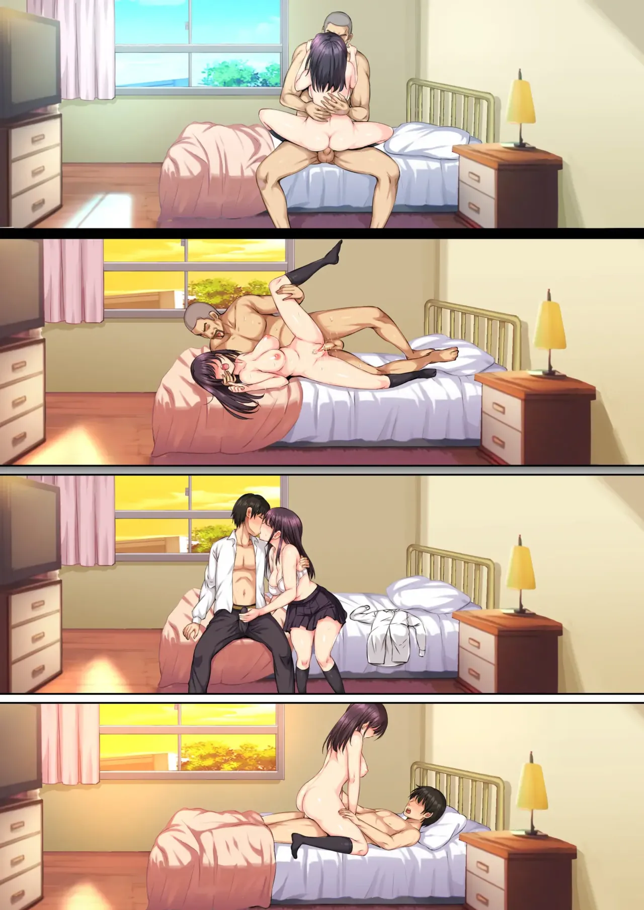 [Rokumarusou (Sanrokumaru)] Soshite Watashi wa Kyou mo Ano Otoko ni Taberareru Zoku | And So Today I'm Once Again Being Sexually Devoured By That Man 2 [English] {Doujins.com} [Decensored] imagen número 65