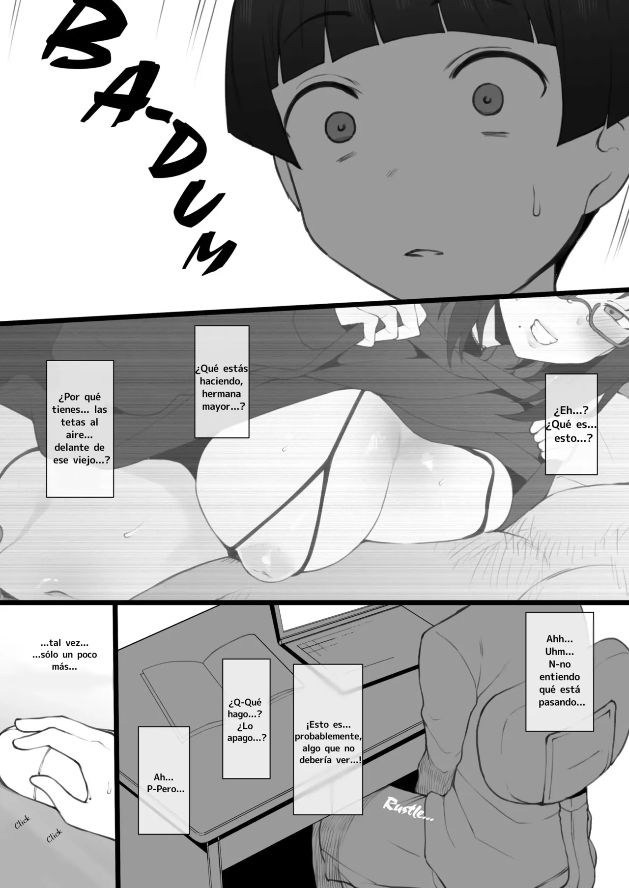 [Terasu MC] Daisuki na Onee-chan ni Karita PersoCom no Naka ni... | En la Laptop que me Prestó mi Querida Hermana Mayor... {Spanish} {EbisuTraslade - Winder} image number 8