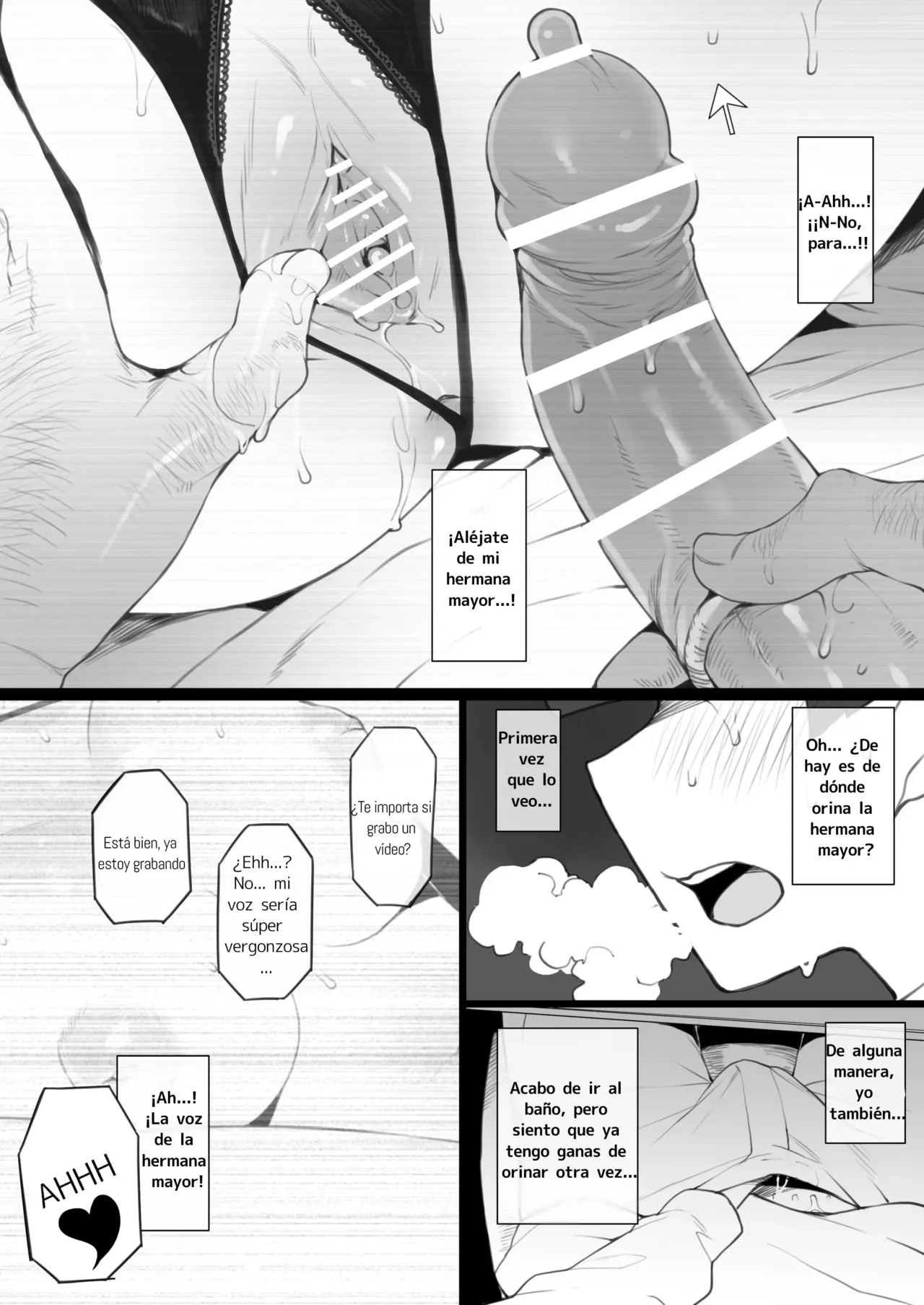 [Terasu MC] Daisuki na Onee-chan ni Karita PersoCom no Naka ni... | En la Laptop que me Prestó mi Querida Hermana Mayor... {Spanish} {EbisuTraslade - Winder} image number 11