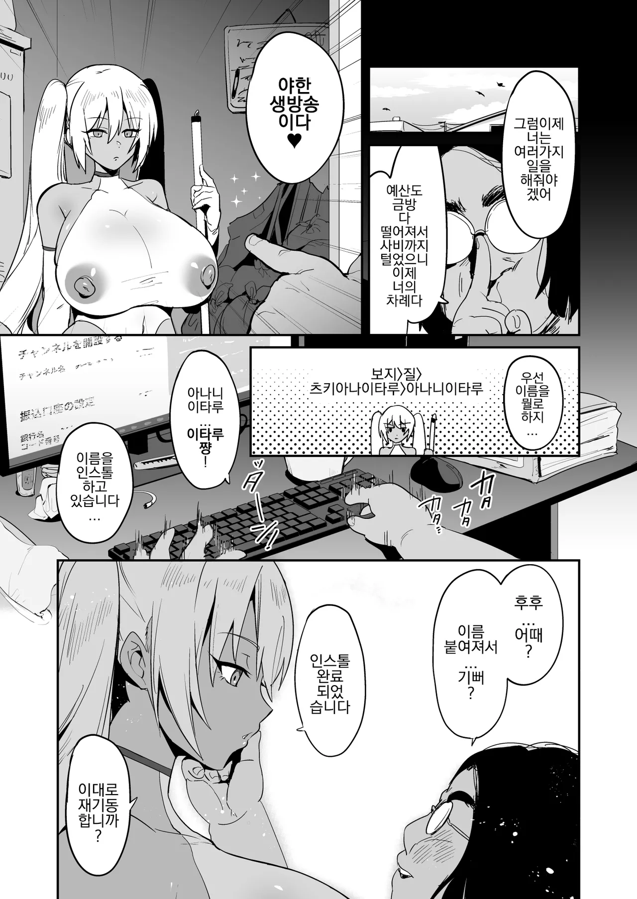 [Nikujiru Shinkou (Fujun Nyuushi)] Boku no Dosukebe Android [korean] numero di immagine  8