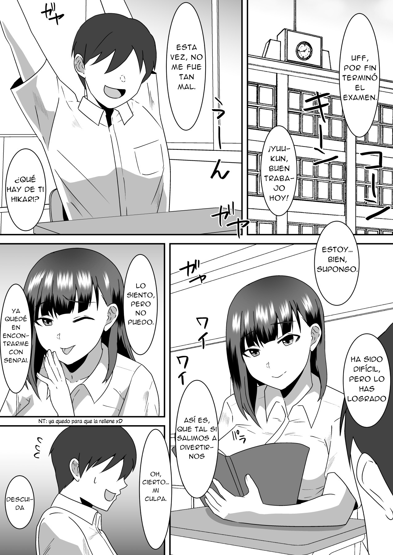 [Cloud Noise (Makuma Ikeru)] Boku no Suki na Kyonyuu Osananajimi ga Charao Senpai no Kanojo ni Natta Hi 2 | El Día en el que mi Tetona Amiga de la Infancia, se Volvió la Novia de un Patán 2 [Spanish] [New Scan Doujin] image number 37