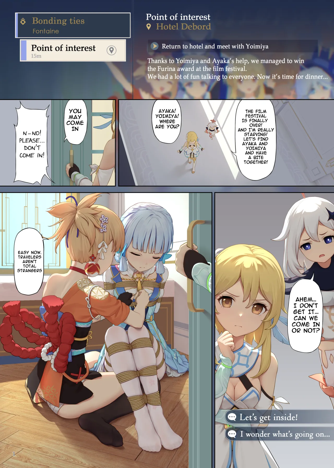 [Himitsu] En no Ori Ito (Genshin Impact) [English] image number 1