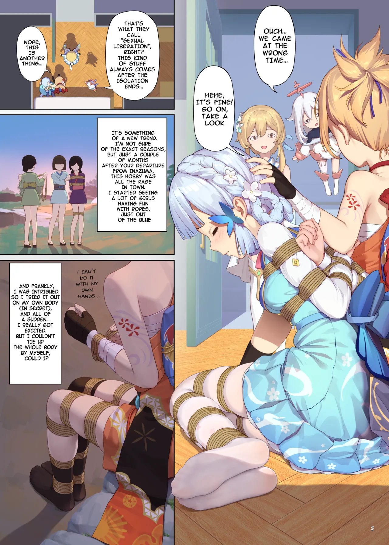 [Himitsu] En no Ori Ito (Genshin Impact) [English] image number 2